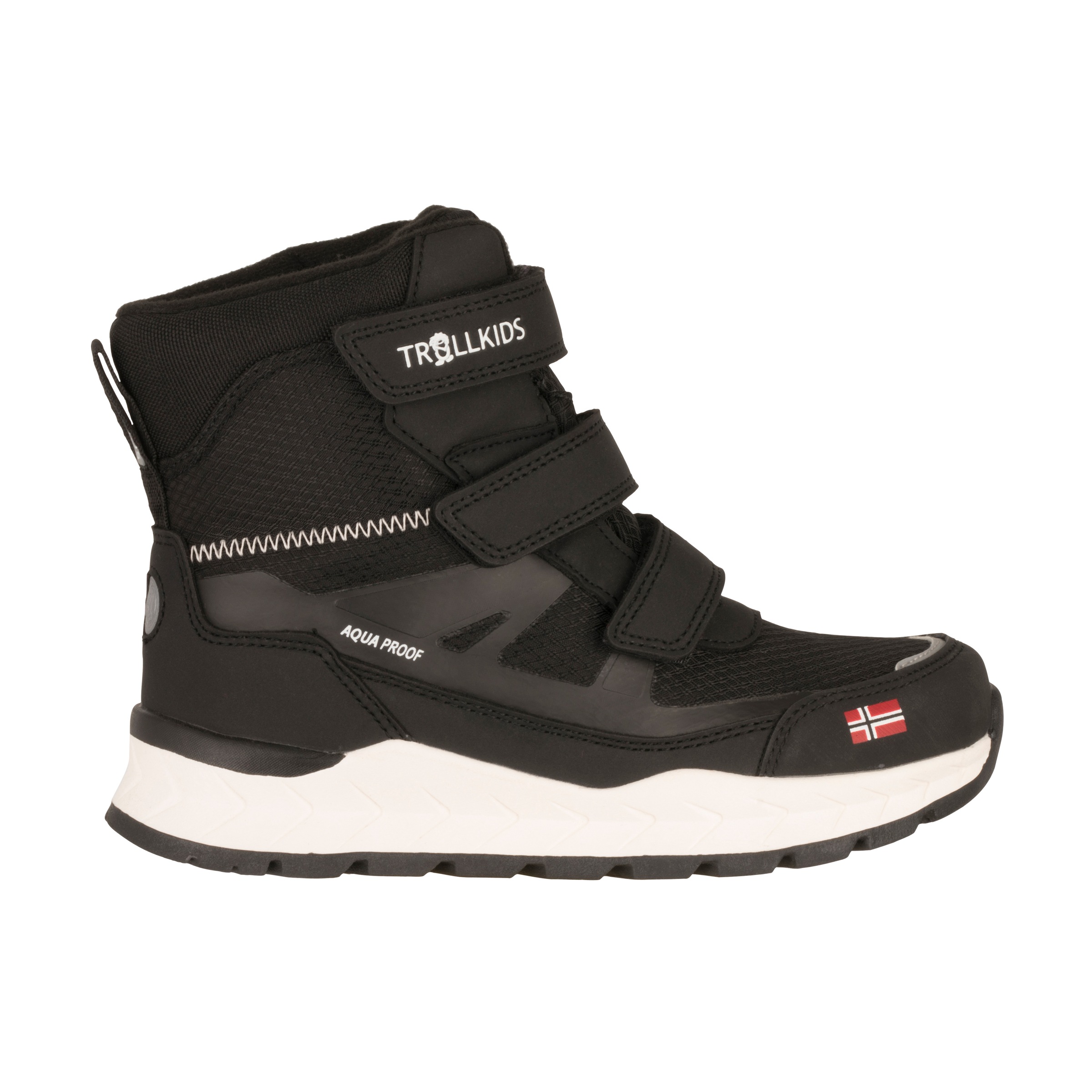 TROLLKIDS Winterstiefel »KIDS RAULAND WINTER BOOTS«, wasserdicht, Klettverschluss, reflektierende Details