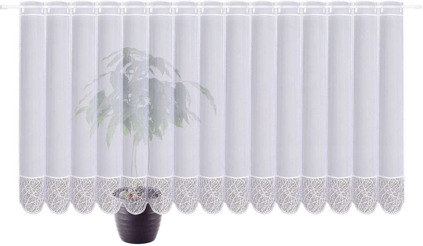 Image of Gerster Scheibengardine nach Mass »Enrico«, (1 St.), Feine Tüll-Grundware mit Apllikation bei Ackermann Versand Schweiz