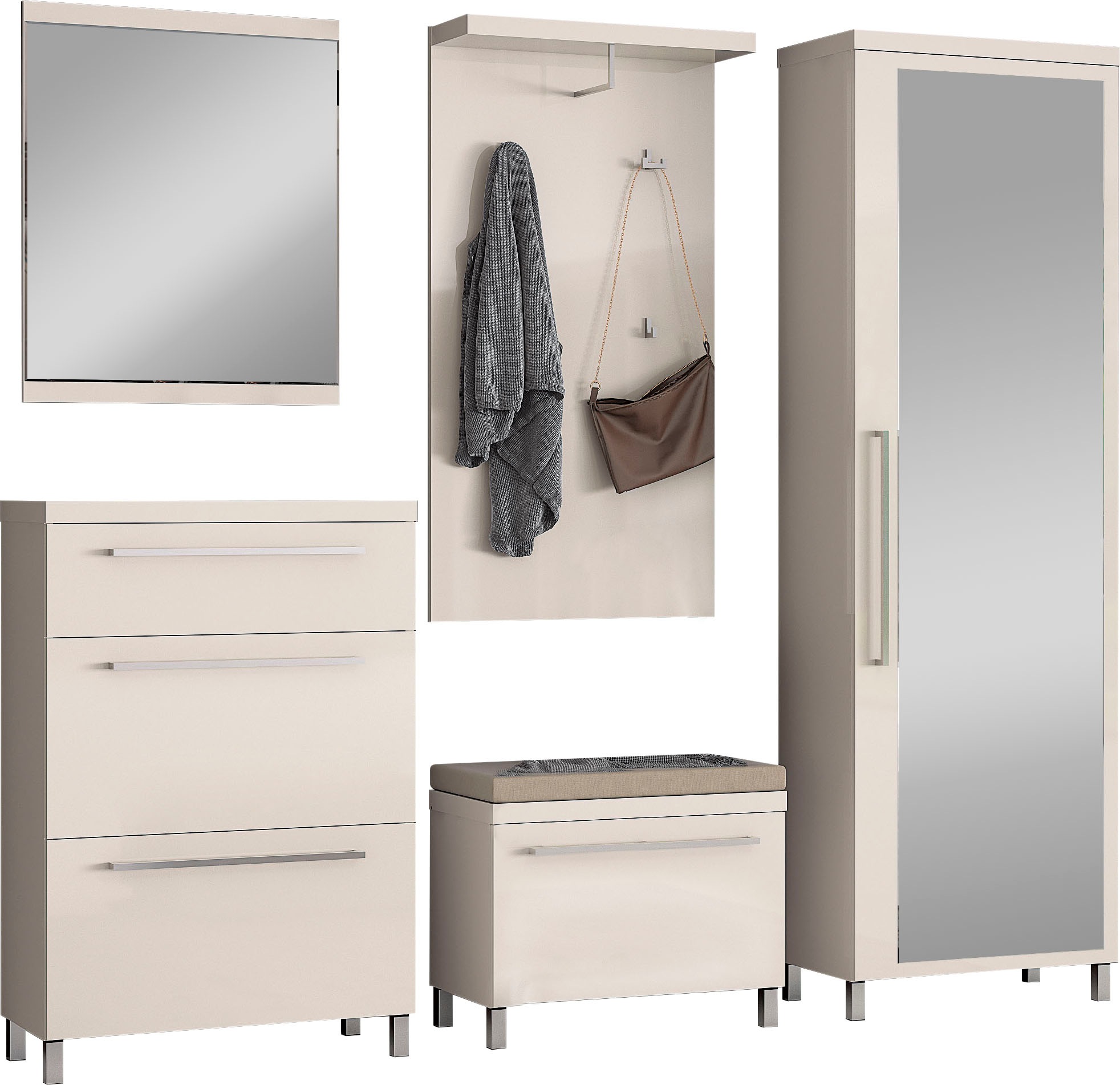 Image of Places of Style Garderoben-Set »Rio«, (Set, 5 St.), Hochglanz UV lackiert bei Ackermann Versand Schweiz