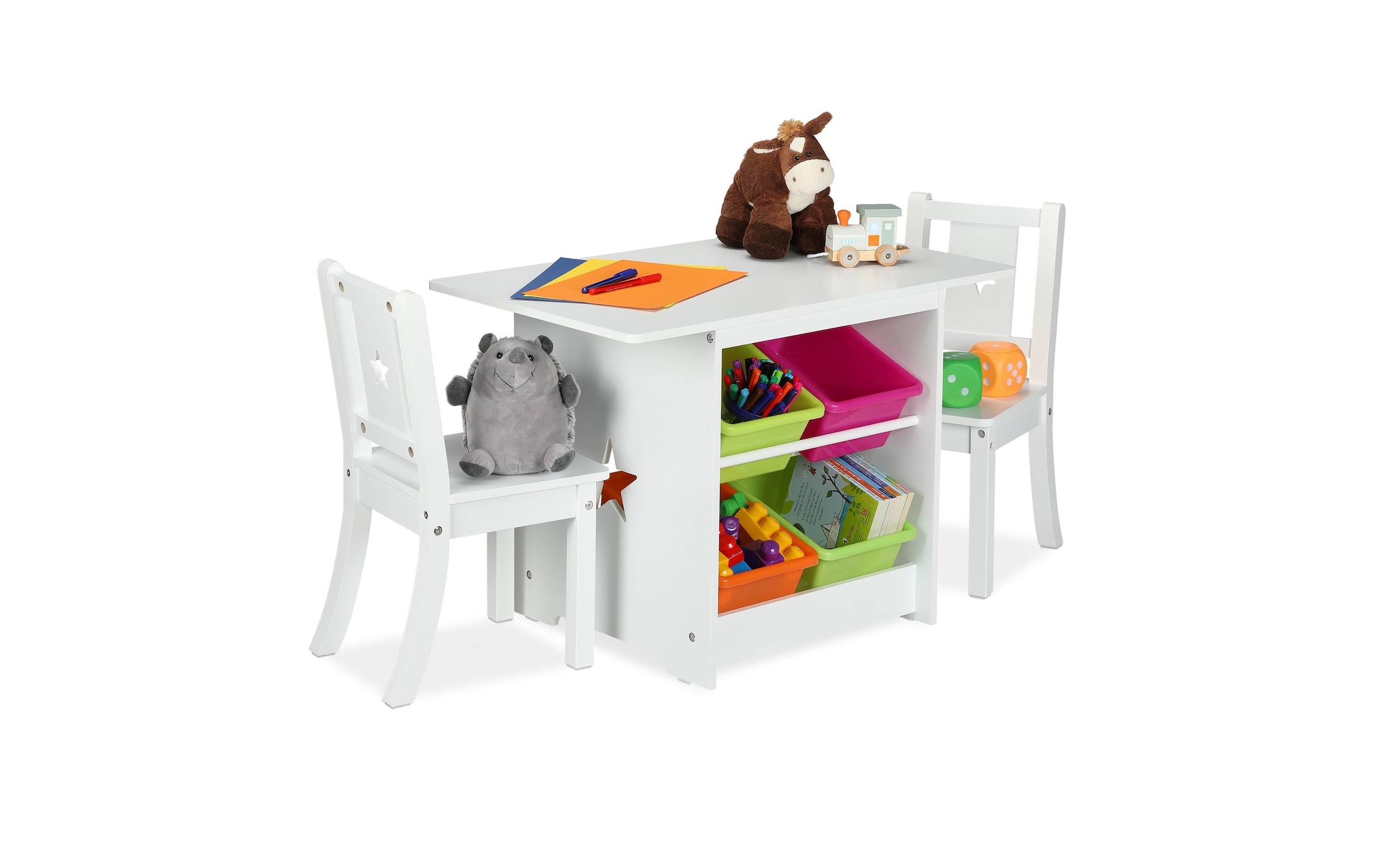 relaxdays Ensemble de sièges pour enfants