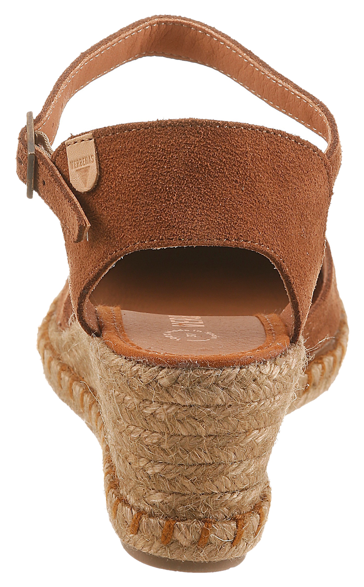 VERBENAS Pompes à sling  Sandale compensée, chaussure d’été, chaussure de vacances avec garniture en raphia