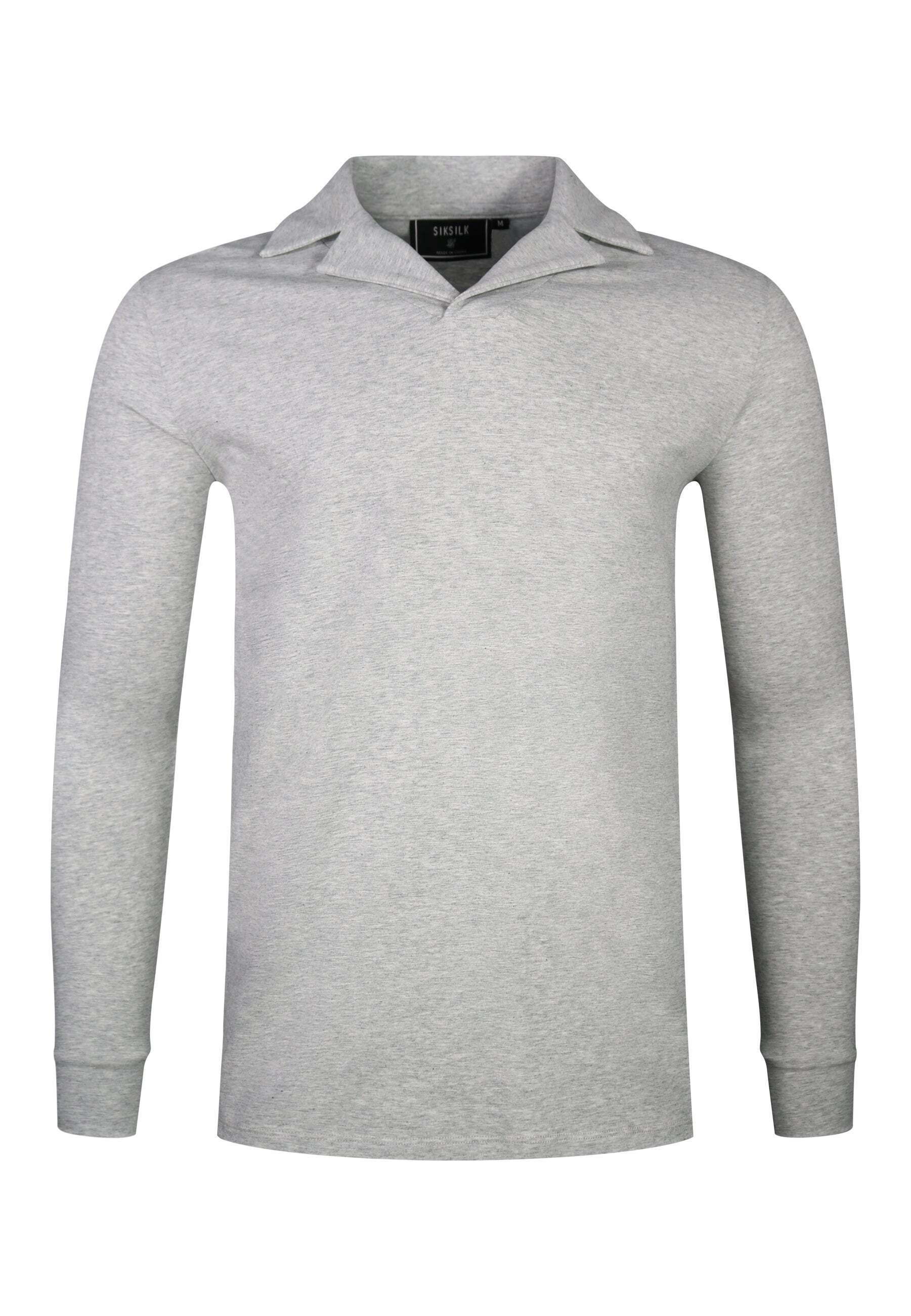 Image of Siksilk Langarm-Poloshirt "Siksilk Langarmpolo Revere"