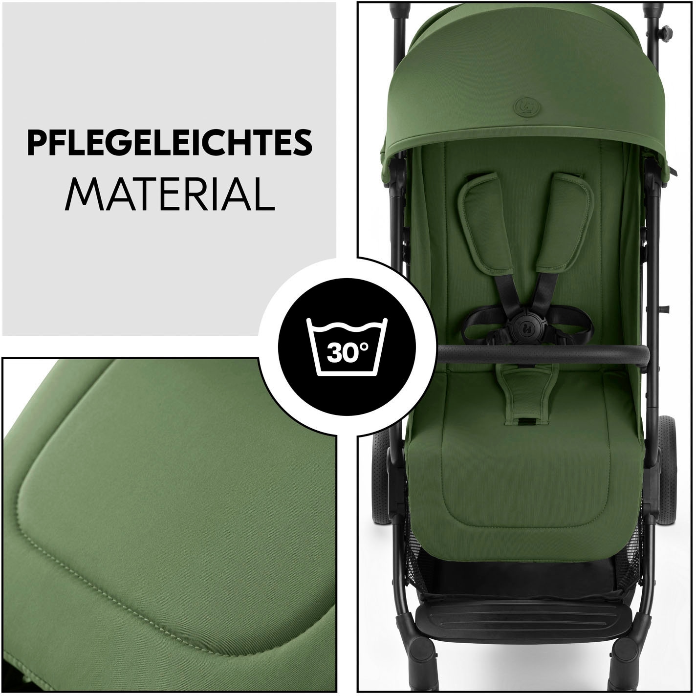 Hauck Poussette pour enfants »Travel N Care Plus Buggy, green« 22 kilos