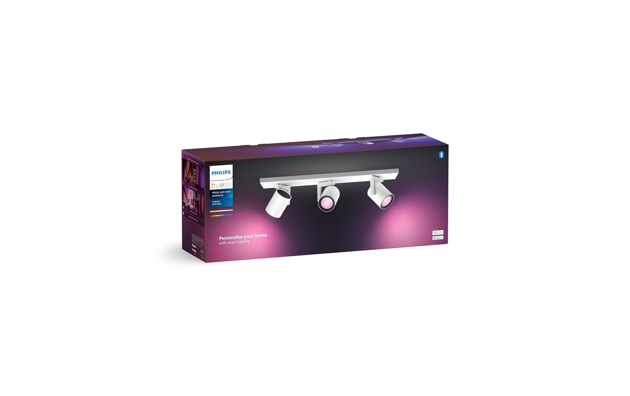Philips Hue LED Deckenleuchte »Argenta 3er-Spot«, Leuchtmittel GU10 | LED wechselbar
