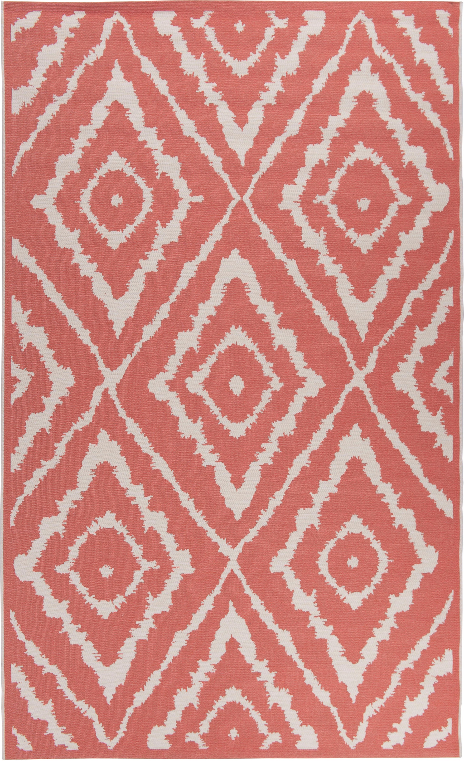 TOM TAILOR HOME Teppich »Garden Pattern«, rechteckig, 3 mm Höhe, Flachgewebe, modernes Rauten Design, In- und Outdoor geeignet