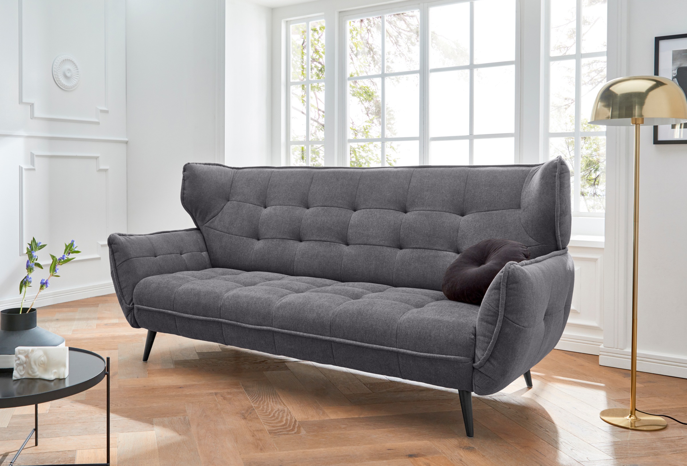 Leonique 3-Sitzer »Ariana«, Big-Sofa bzw. stylischer Hochlehner