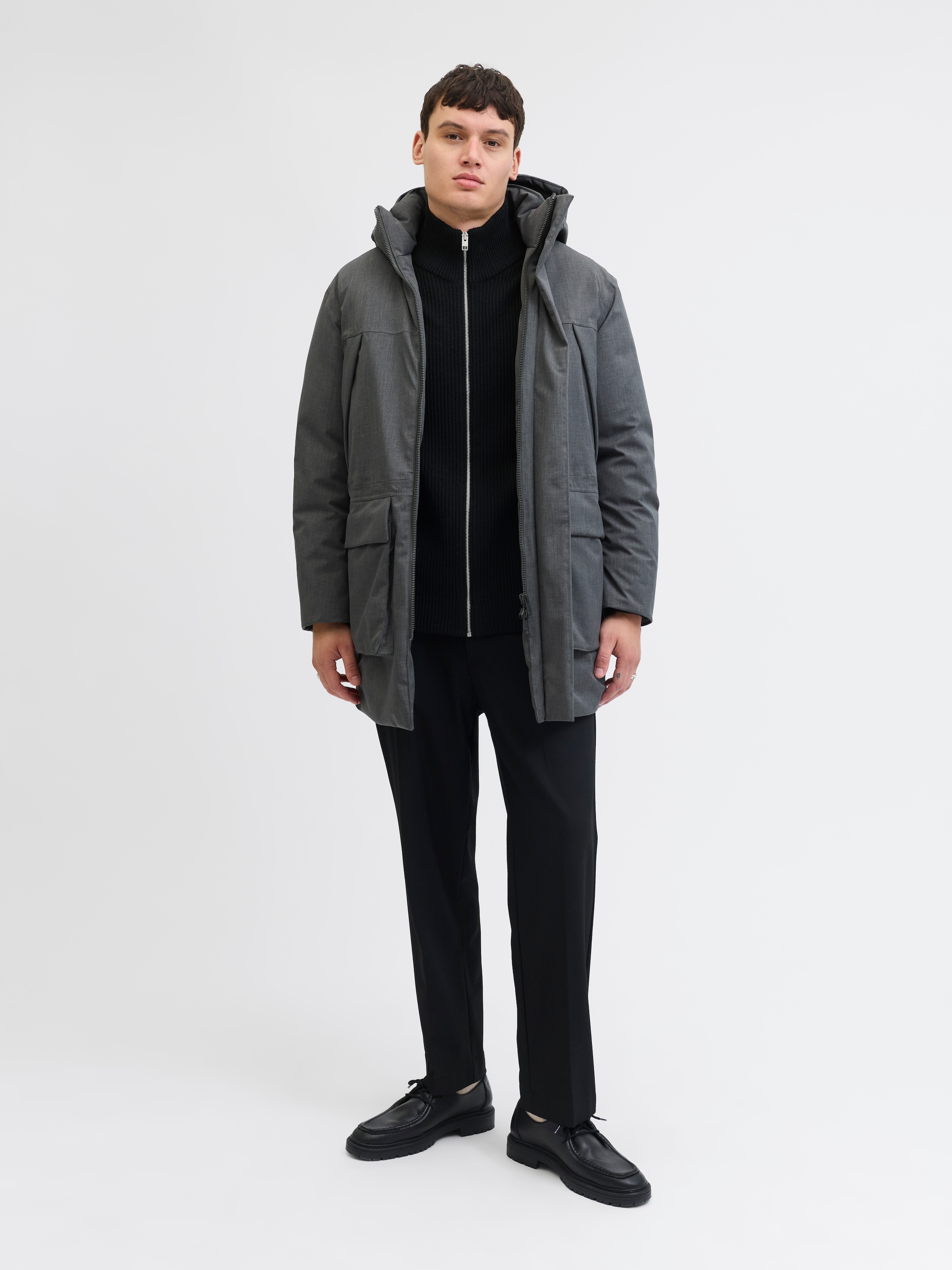 Jack & Jones Veste en tricot »JJPANNEL KNIT ZIP CARDIGAN AW25«