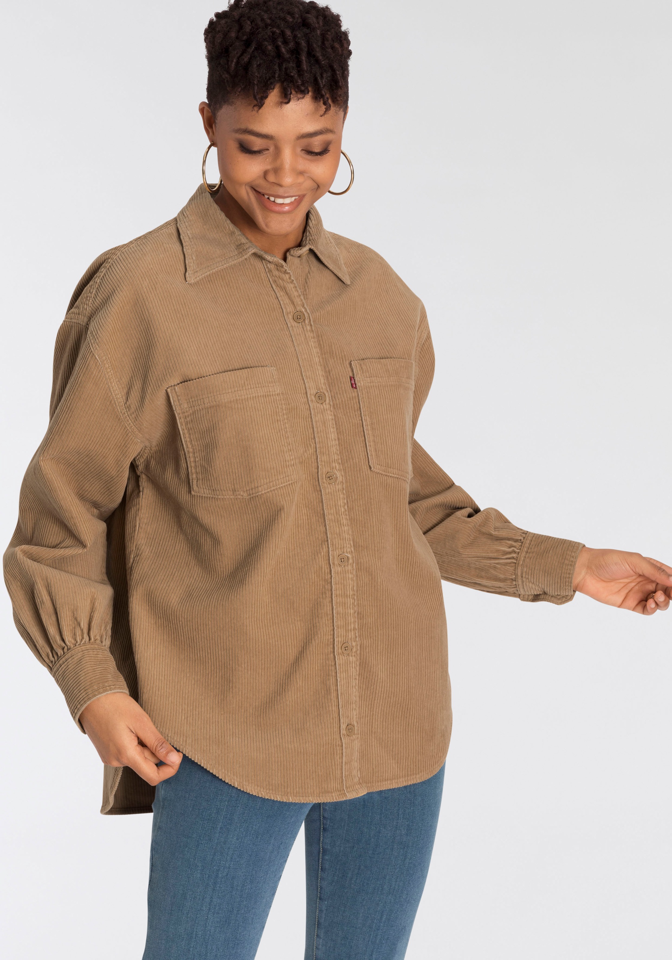 Image of Levi's® Langarmbluse »Remi Utility Shirt«, in Cord-Optik bei Ackermann Versand Schweiz