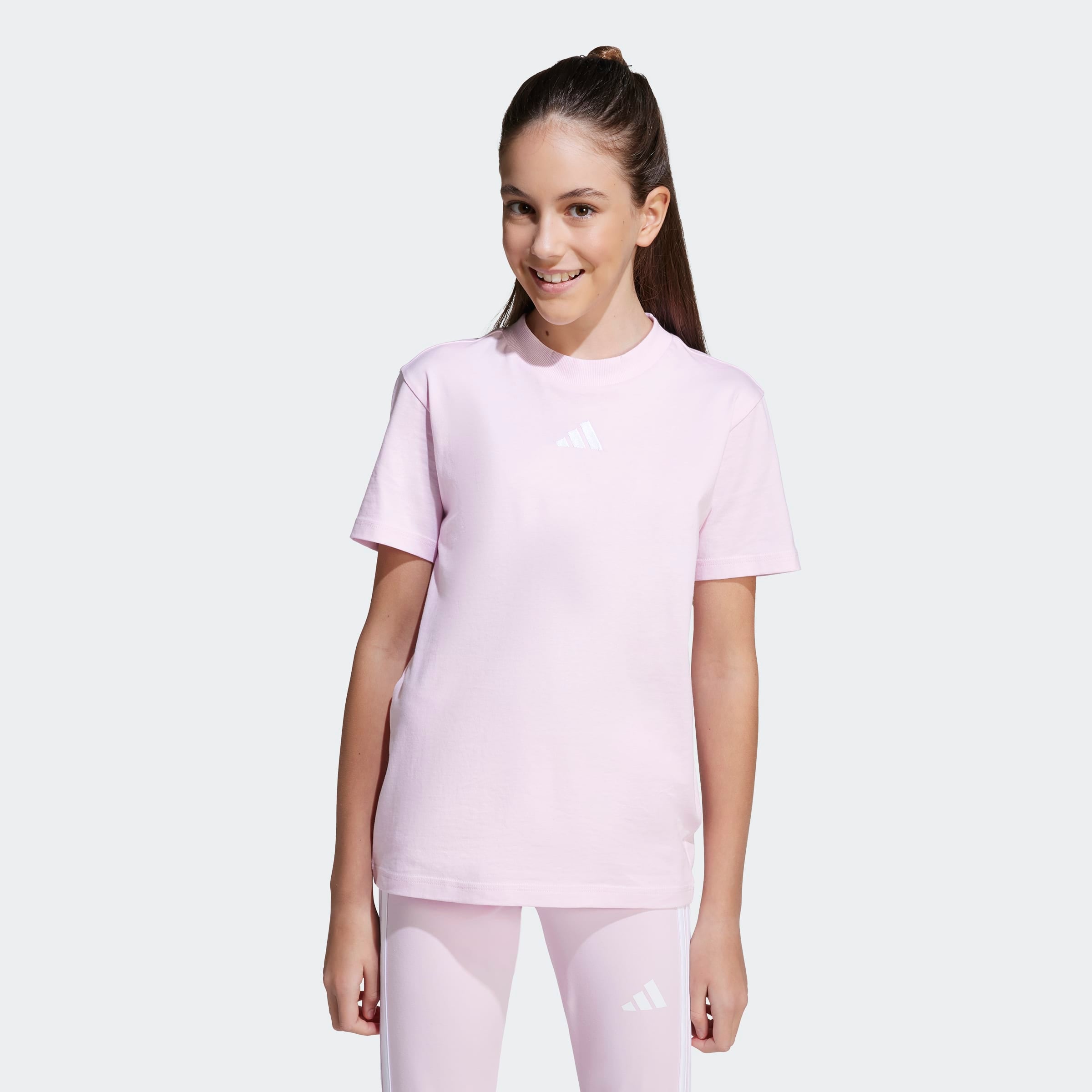 adidas Sportswear T-shirt »ESSENTIALS KIDS« für Kinder, mit Rundhalsausschnitt, ohne Verschluss, pflegeleicht