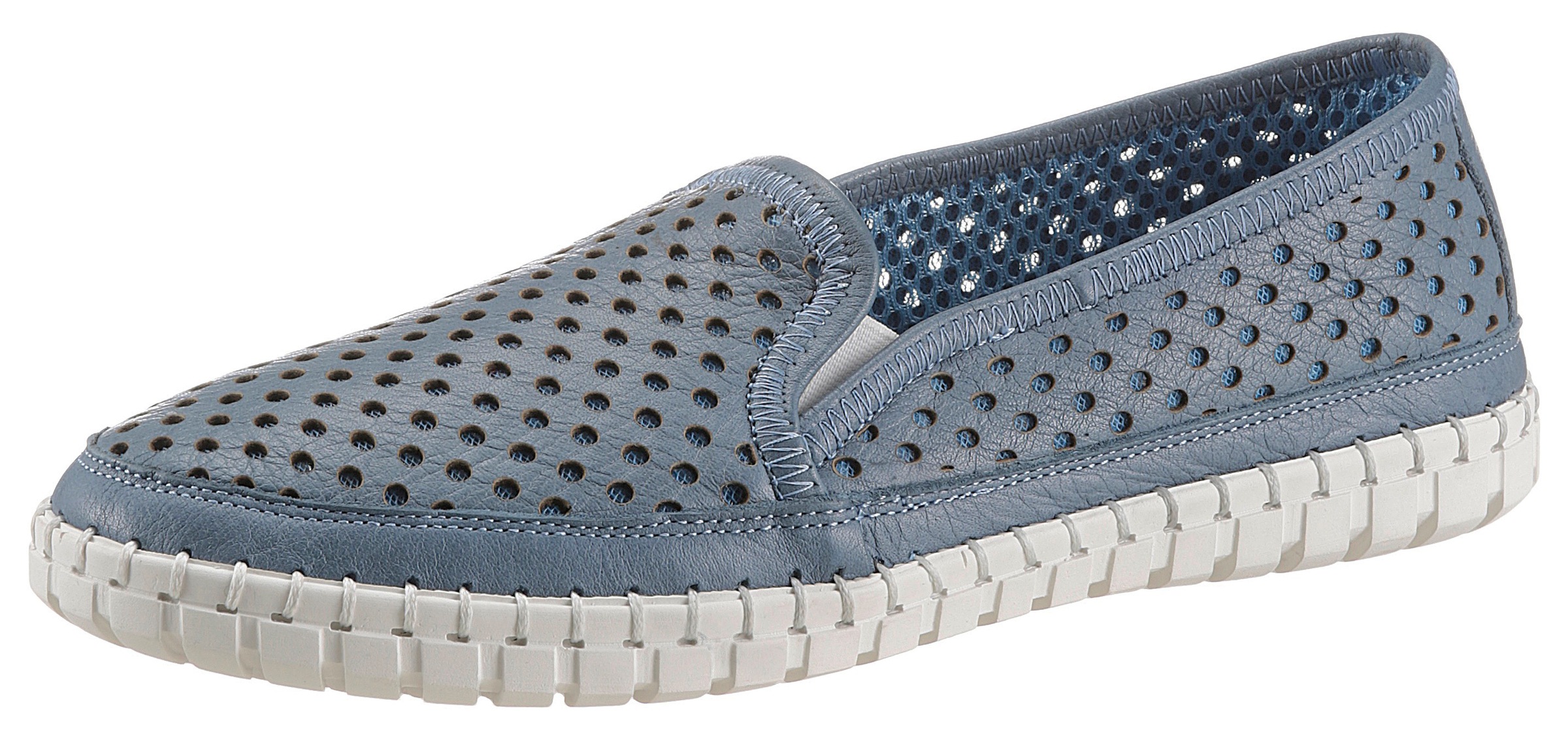 Image of Gemini Slipper »Anilina«, mit perforierter Oberfläche bei Ackermann Versand Schweiz