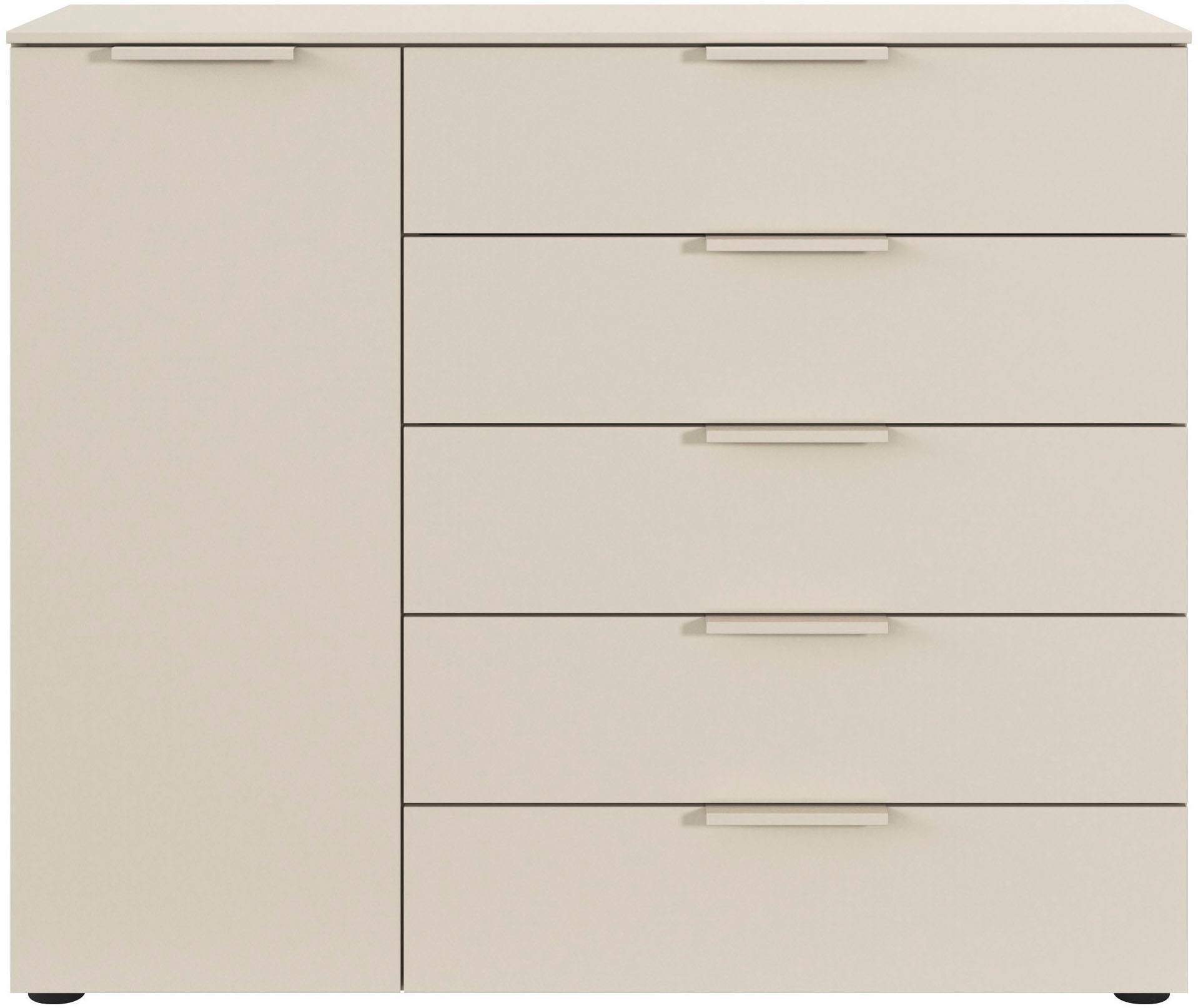LeGer Home by Lena Gercke Kommode »Kommode Sideboard Schubladen Türenkommode SERINA eleganter Eyecatcher« inkl. SOFT-CLOSE-FUNKTION,  mit 5 Schubkästen und 1 Tür sowie Metallgriffen MADE IN GERMANY