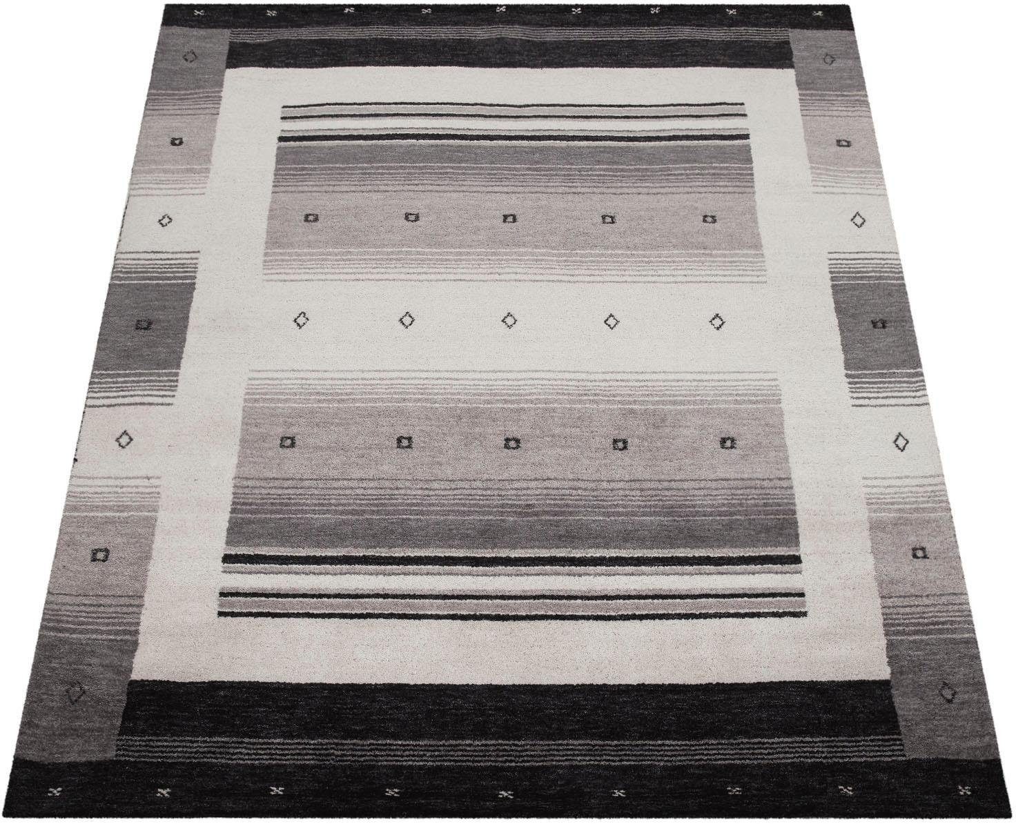 Image of Paco Home Wollteppich »Gabbeh 301«, rechteckig, 14 mm Höhe, Kurzflor, handgewebt, reine Wolle, Gabbeh-Stil, Wohnzimmer bei Ackermann Versand Schweiz