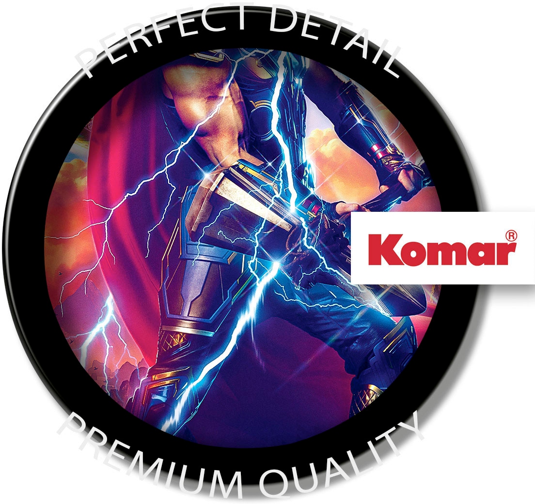 Komar Fototapete »Digitaldruck Vlies - Love and Thunder Adventure - Grösse 200 x 250 cm«, bedruckt, Kinderzimmer
