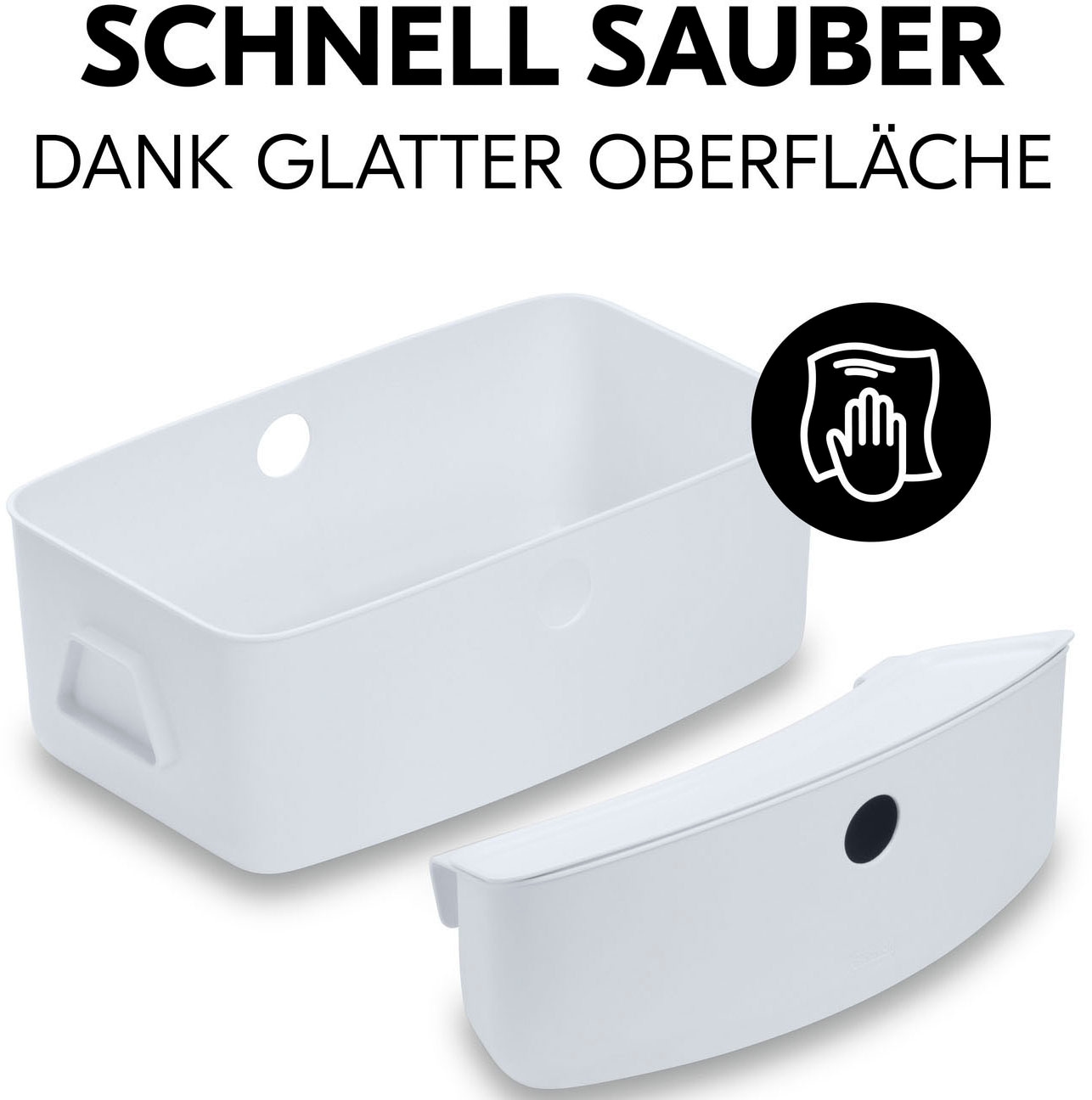 Hauck Boîte de rangement »Alpha Box Set, white« für Hochstühle