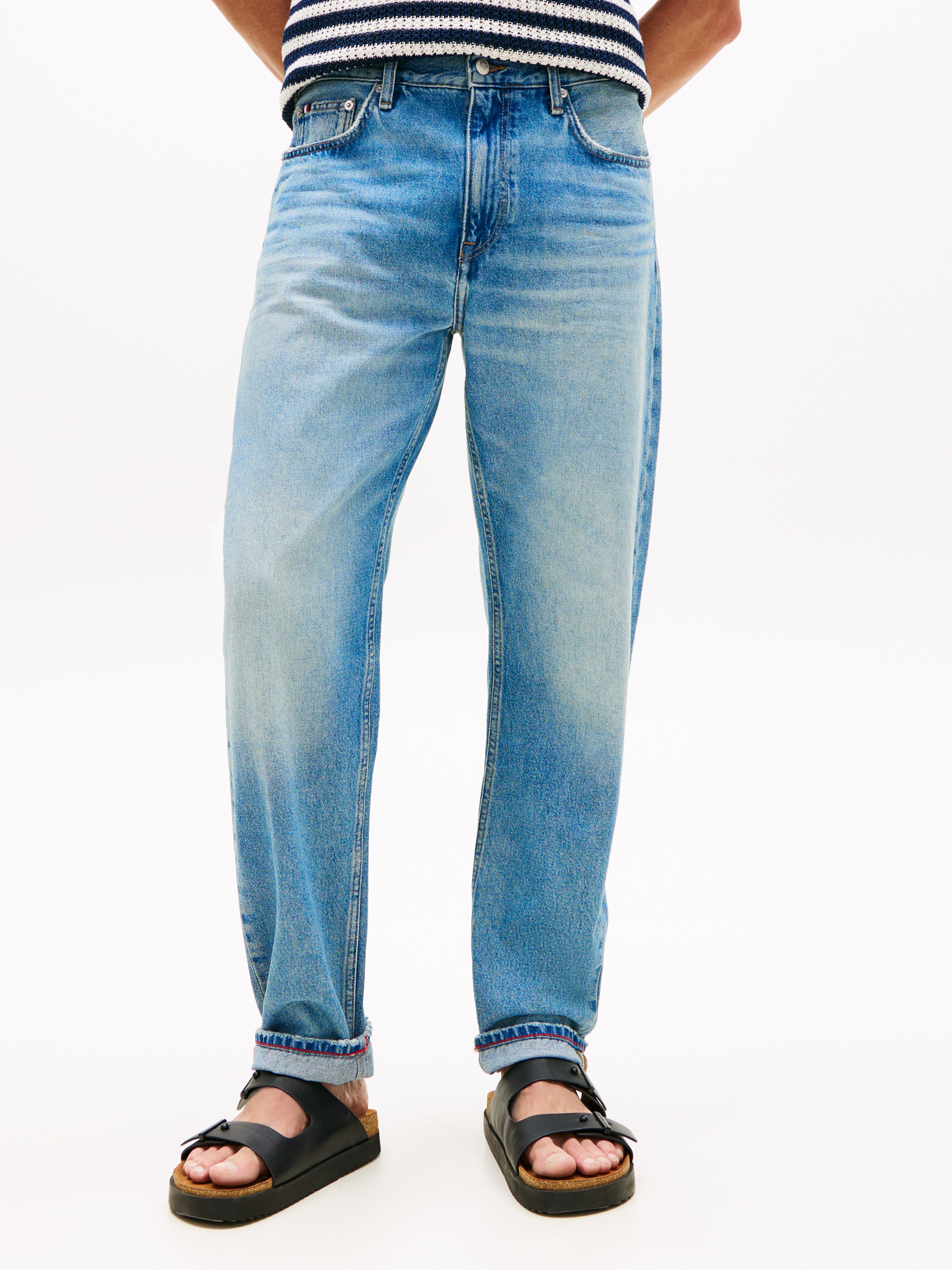 Image of Tommy Hilfiger 5-Pocket-Jeans "REGULAR TAPERED HARLEM" Straight Fit Jeans