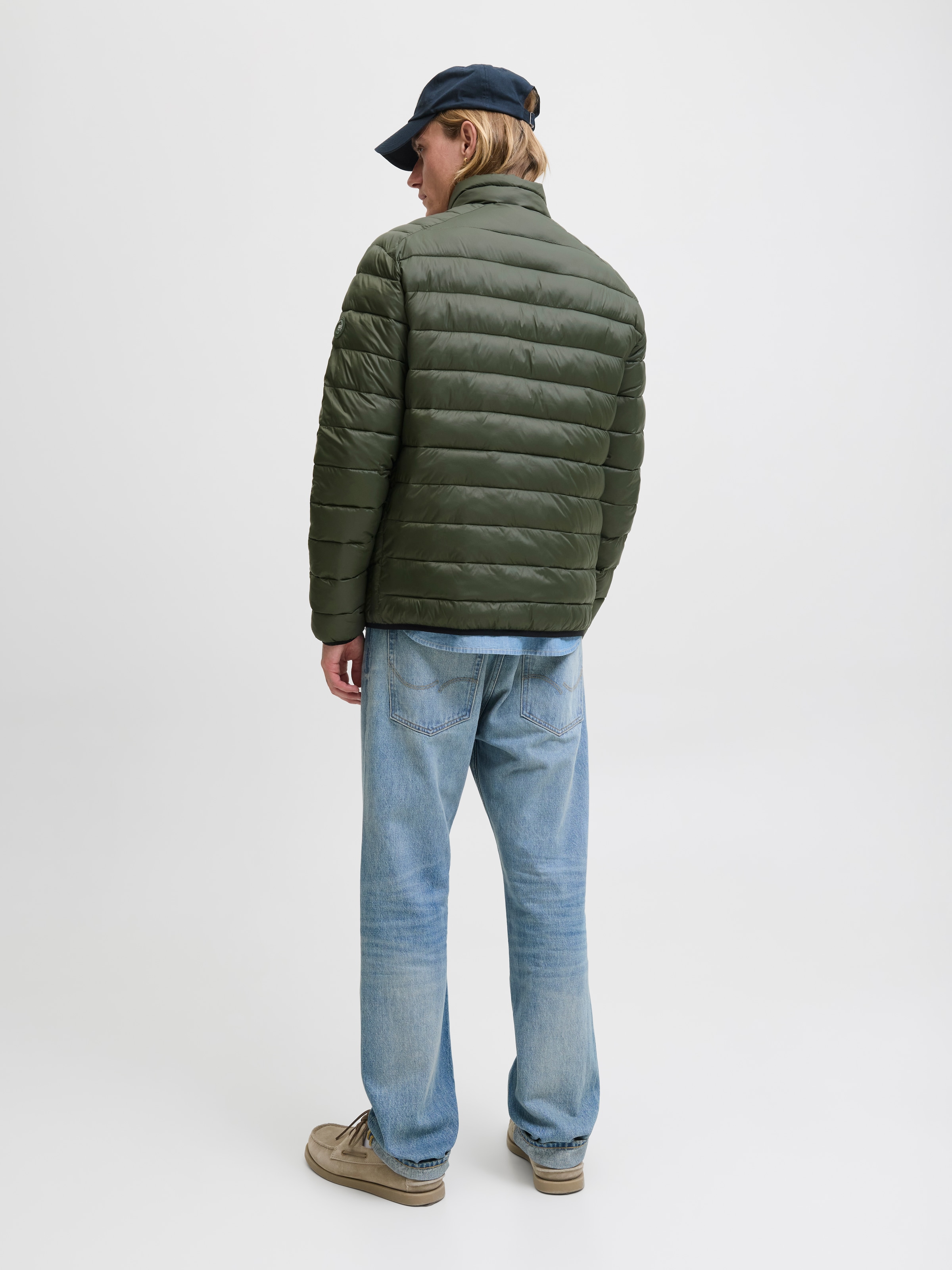 Jack & Jones Steppjacke »JJEBRADLEY LIGHT PUFFER COLLAR NOOS«, ohne Kapuze