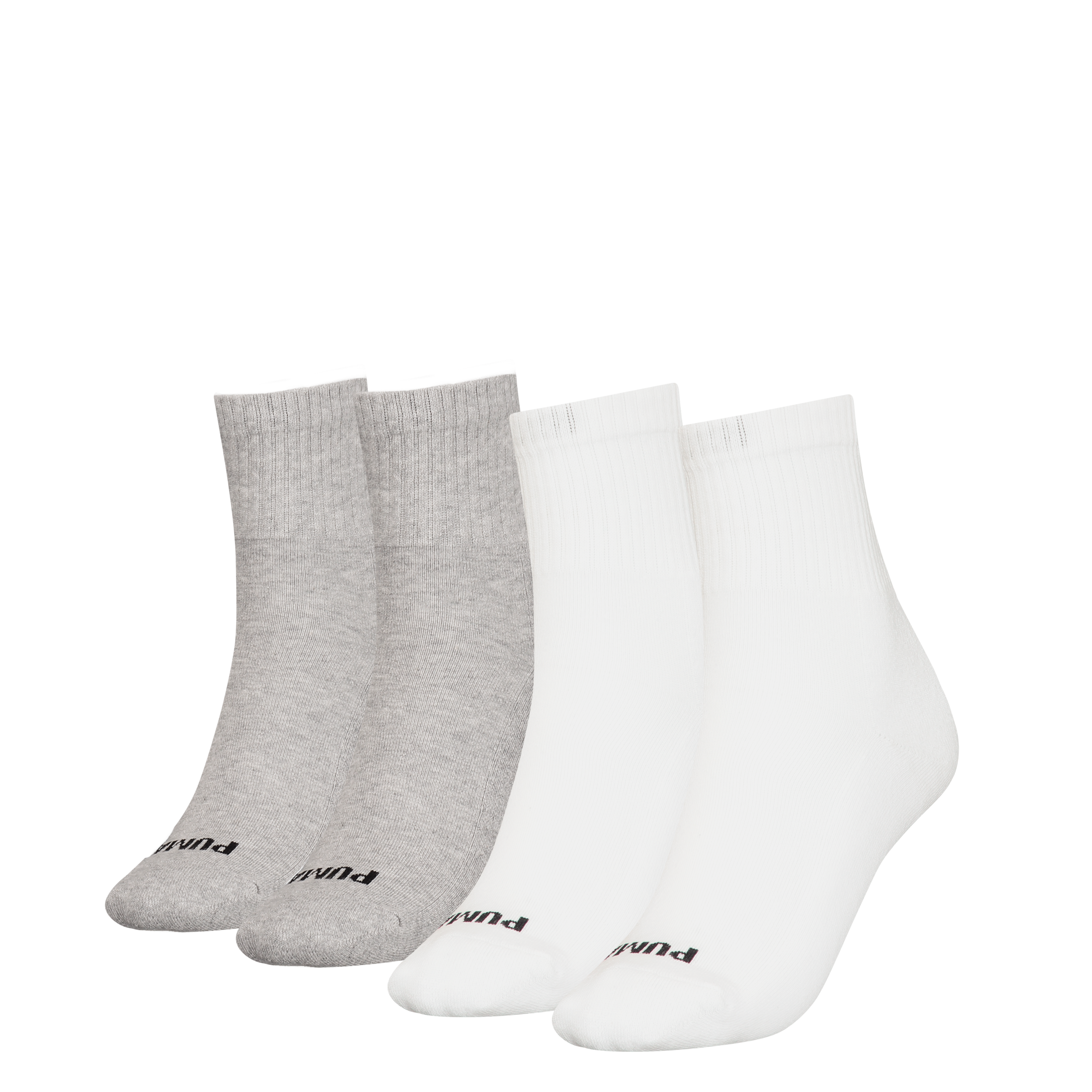 Image of PUMA Socken "PUMA WOMEN HEART LOGO SHORT CREW 4P ECOM" 4 Paar, 4 Paar tlg. mit buntem Schaftdetail
