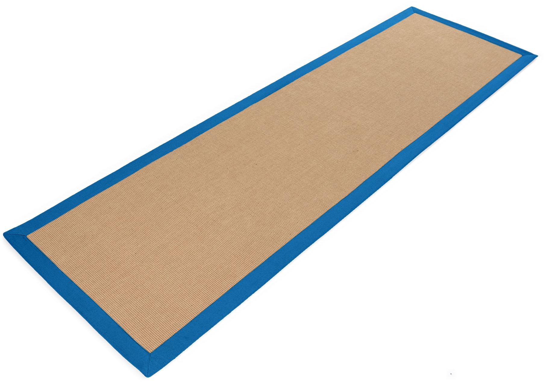 carpetfine Sisalteppich »Sisal«, rechteckig, 5 mm Höhe, mit farbiger Bordüre, Anti Rutsch Rückseite