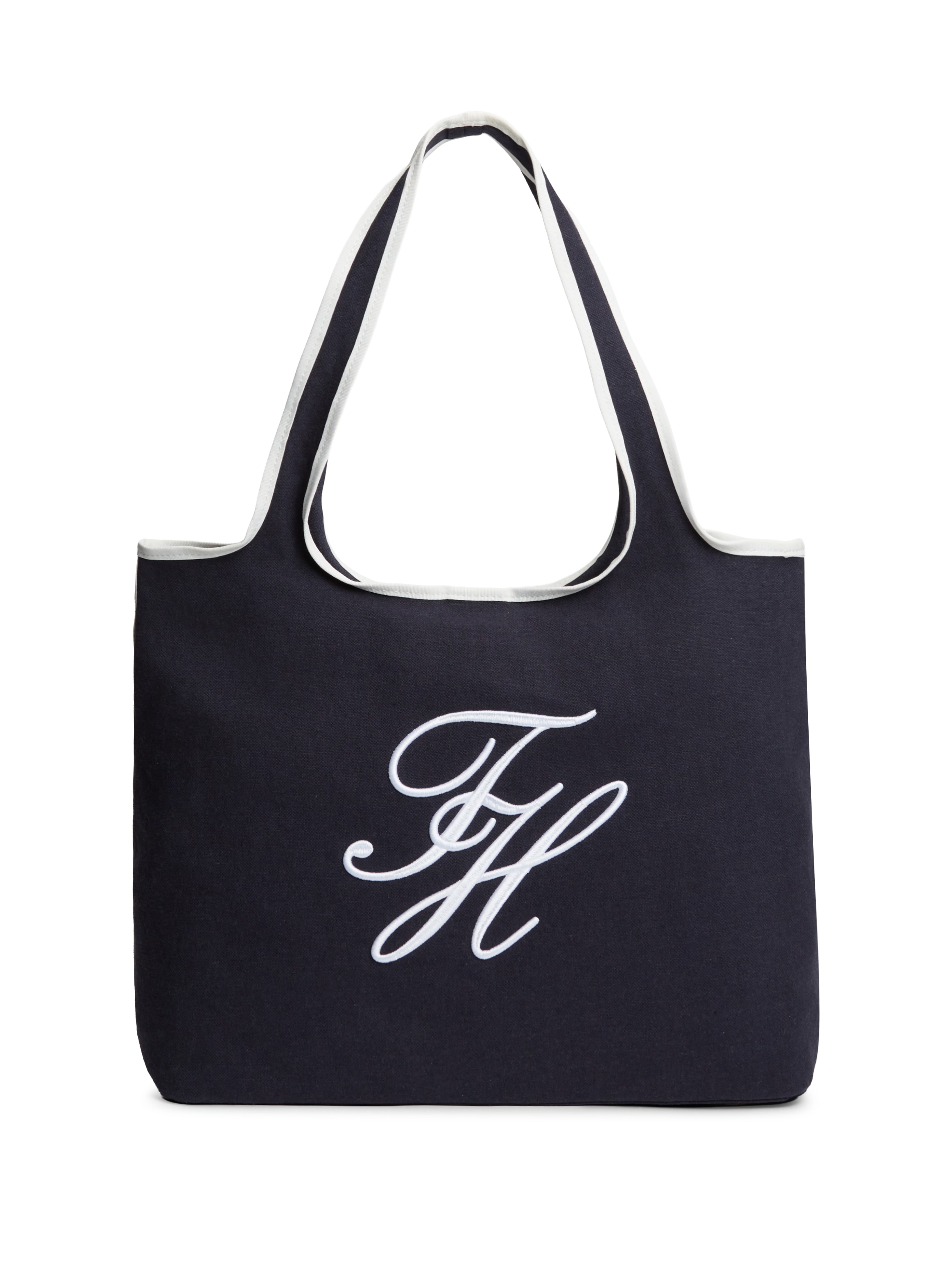 Image of Tommy Hilfiger Tragetasche "TH SUMMER TOTE CANVAS" Damen Schultertasche, Tragetasche, Shopper mit angehängter Innentasche