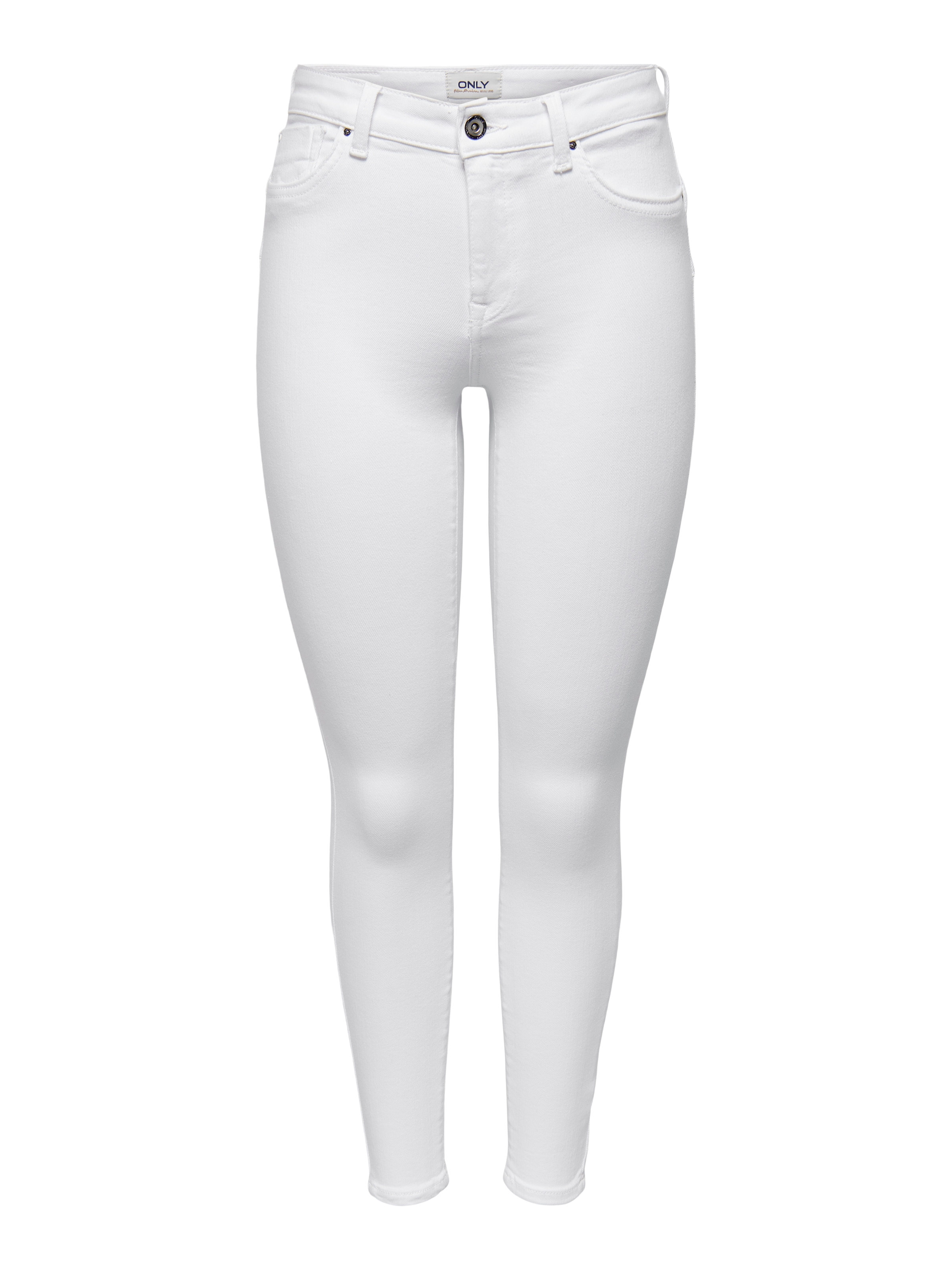 Image of ONLY Skinny-fit-Jeans "ONLPOWER MID SK PUSHUP DNM GEN730" Baumwollmischung, skinny fit