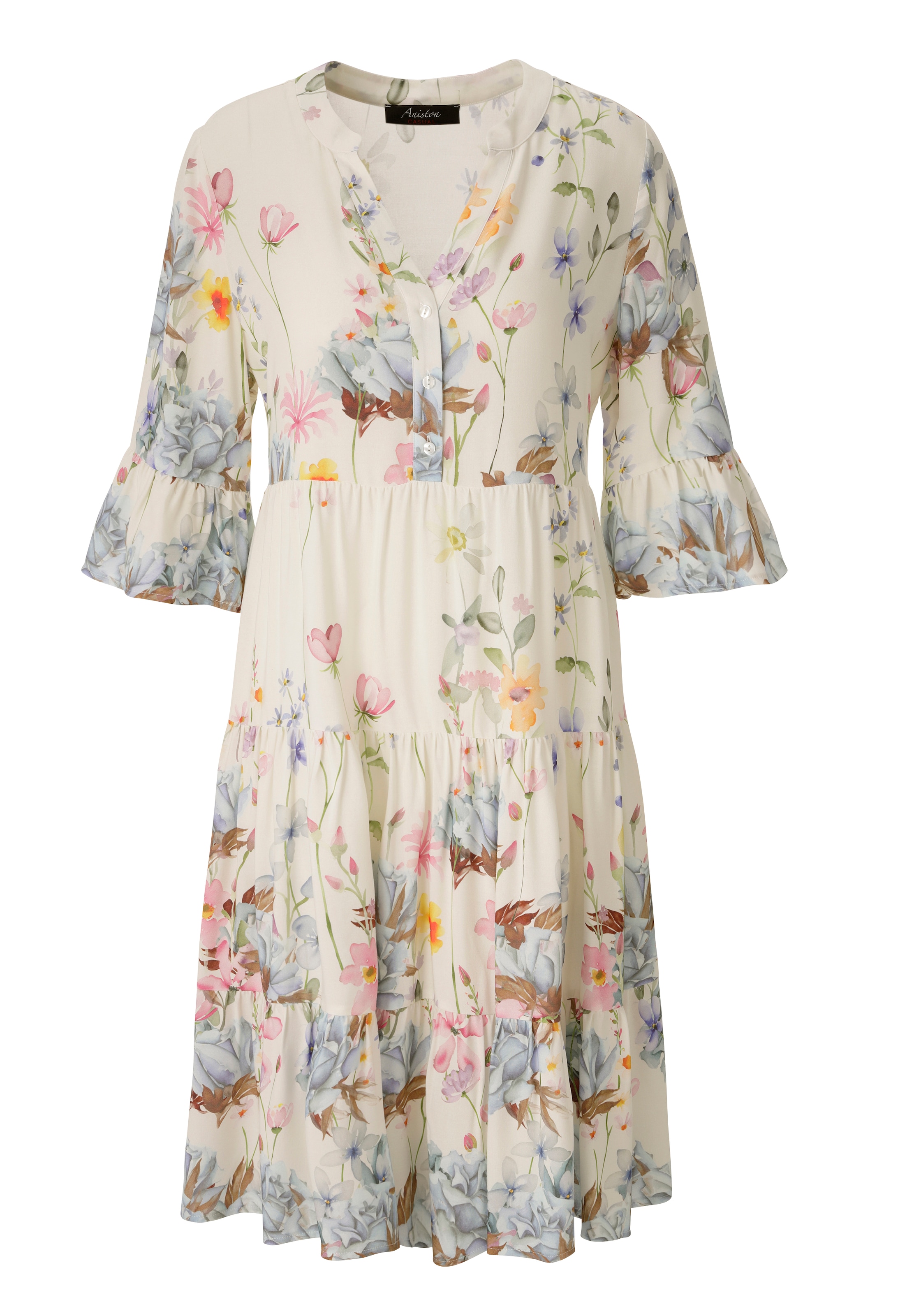 Aniston CASUAL Robe tunique imprimé de fleurs pittoresques