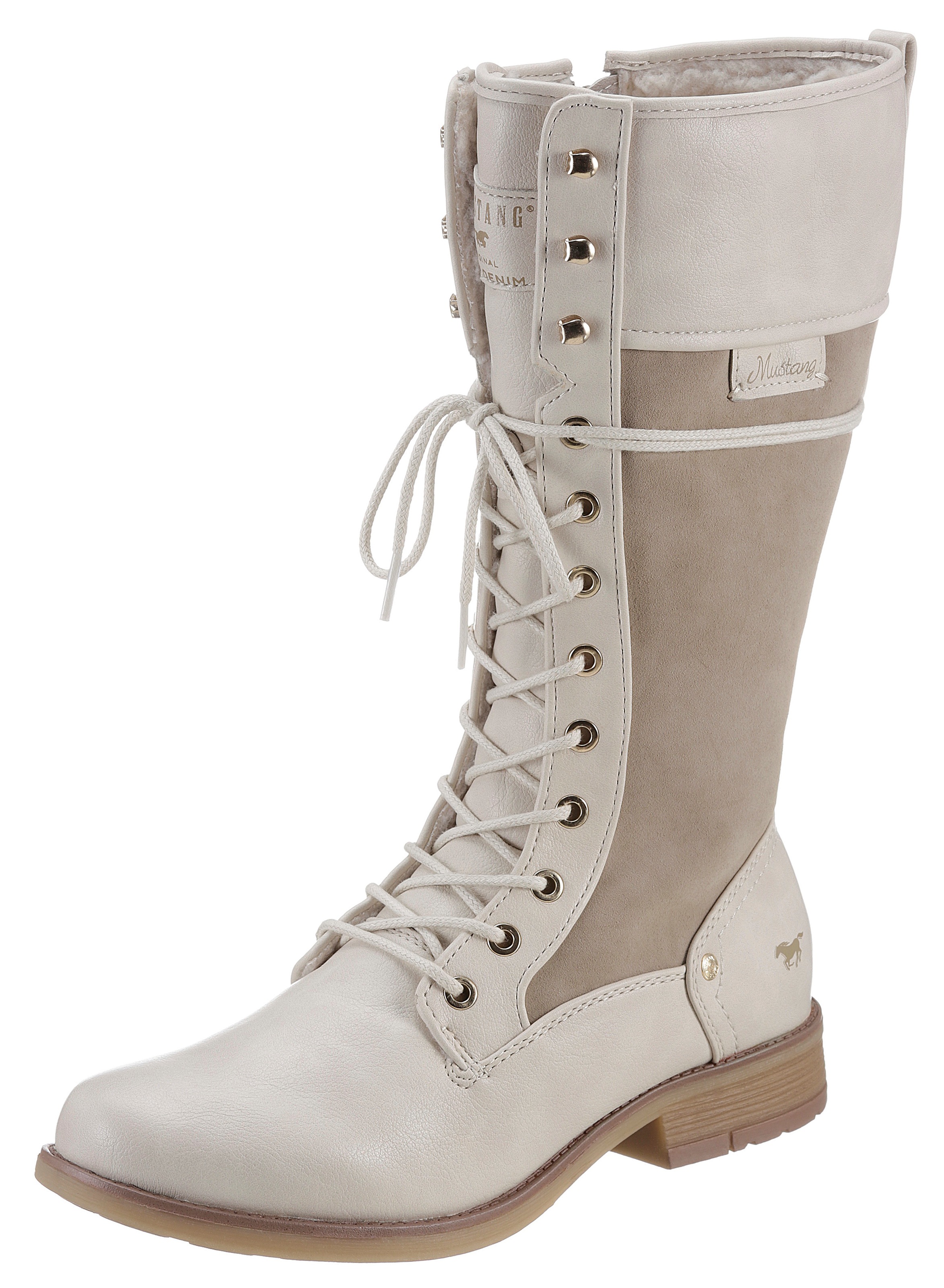 Image of Mustang Shoes Schnürstiefel, mit variablen XS-Schaft bei Ackermann Versand Schweiz