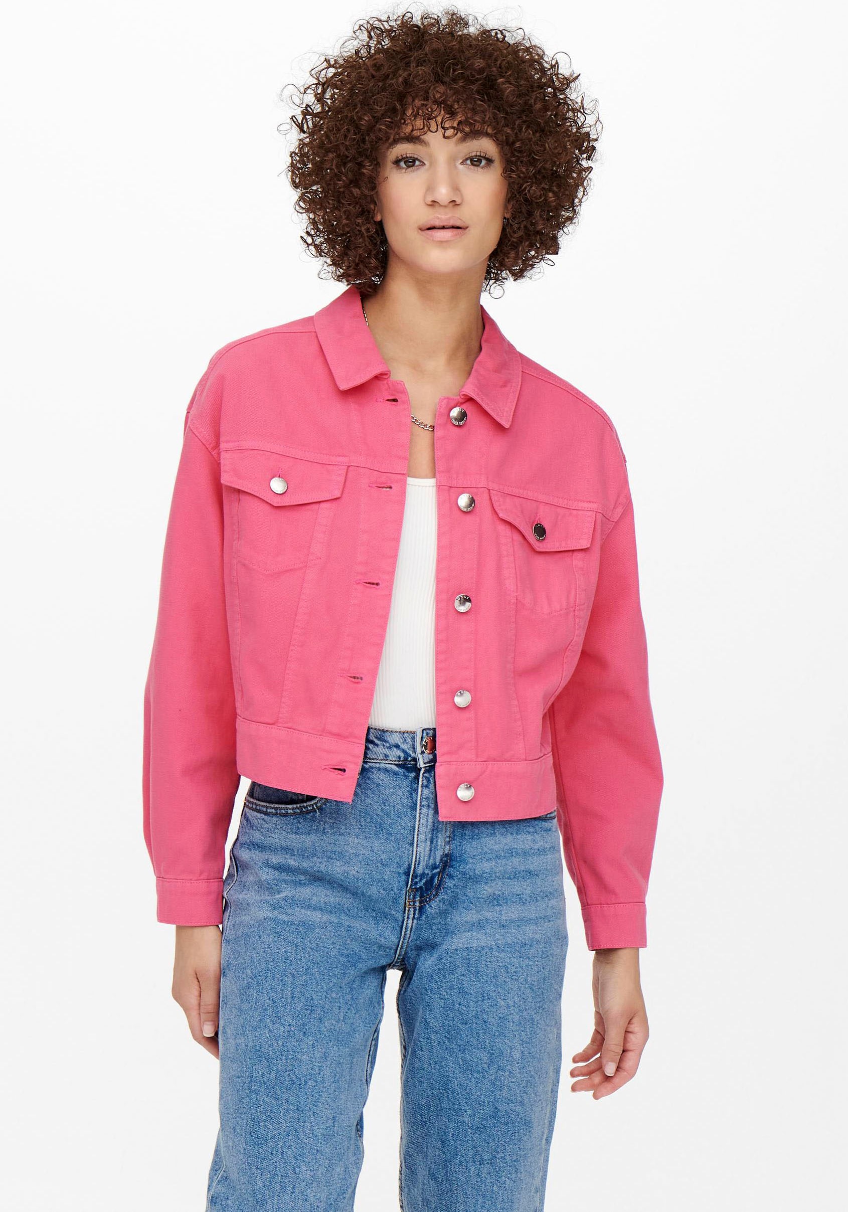 Image of Only Jeansjacke »ONLMALIBU-DARSY L/S JACKET« bei Ackermann Versand Schweiz