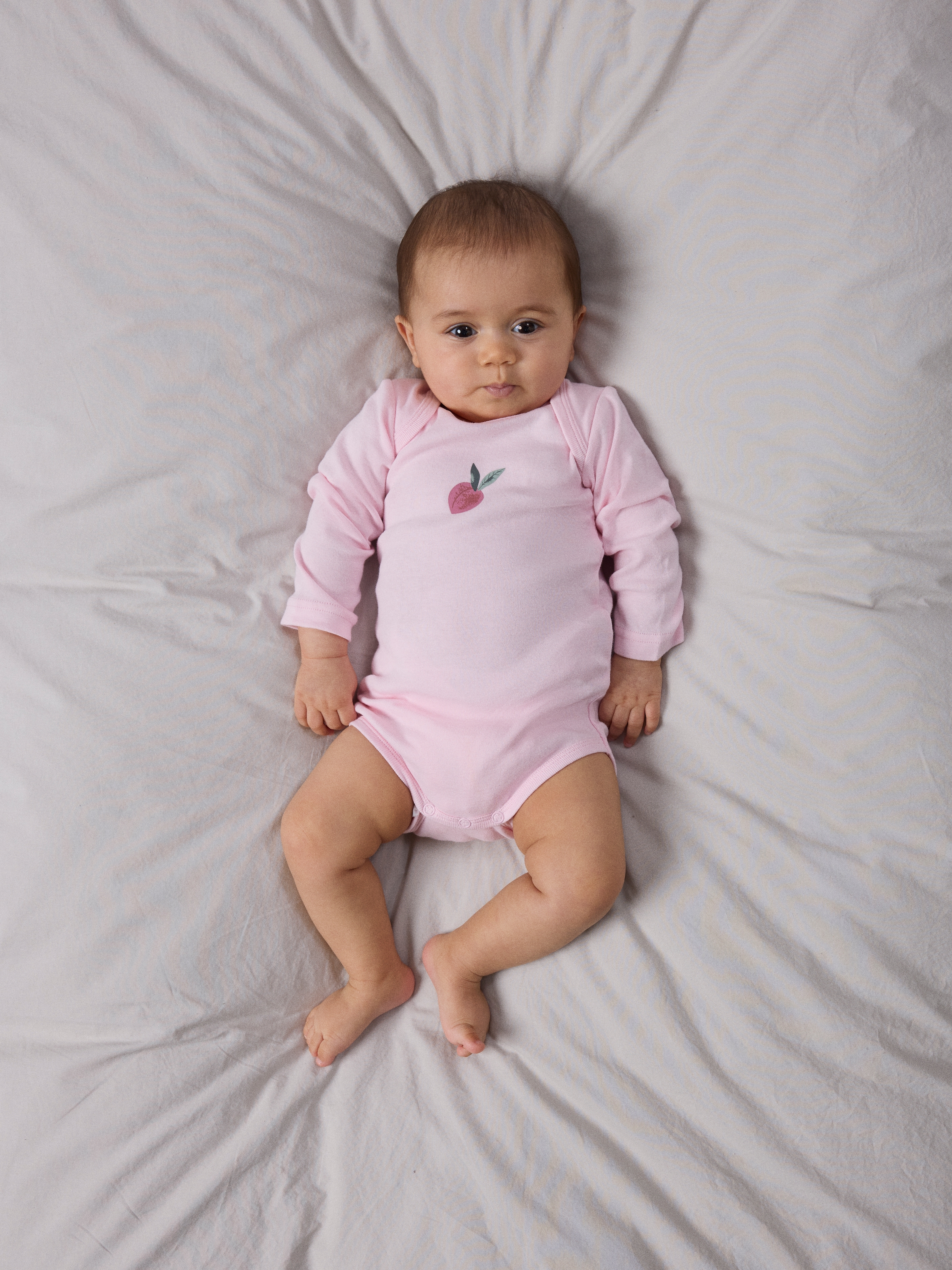 Name It Body à manches longues »NBFBODY 3P LS PEACHES NOOS« Paquet, 3 Coton, lot de 3