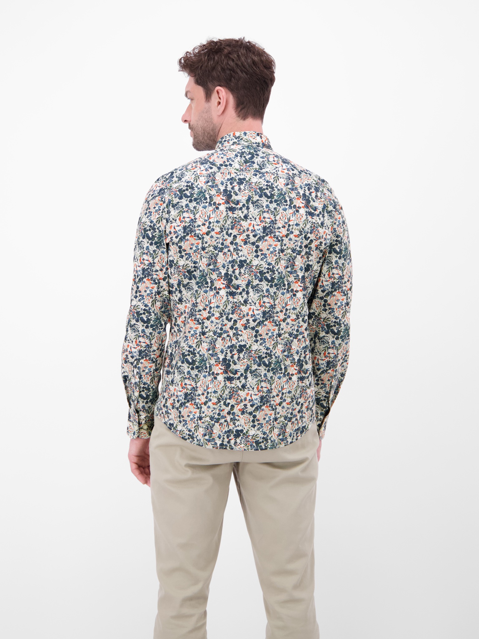 LERROS Chemise à manches longues avec imprimé minimal, fleuri