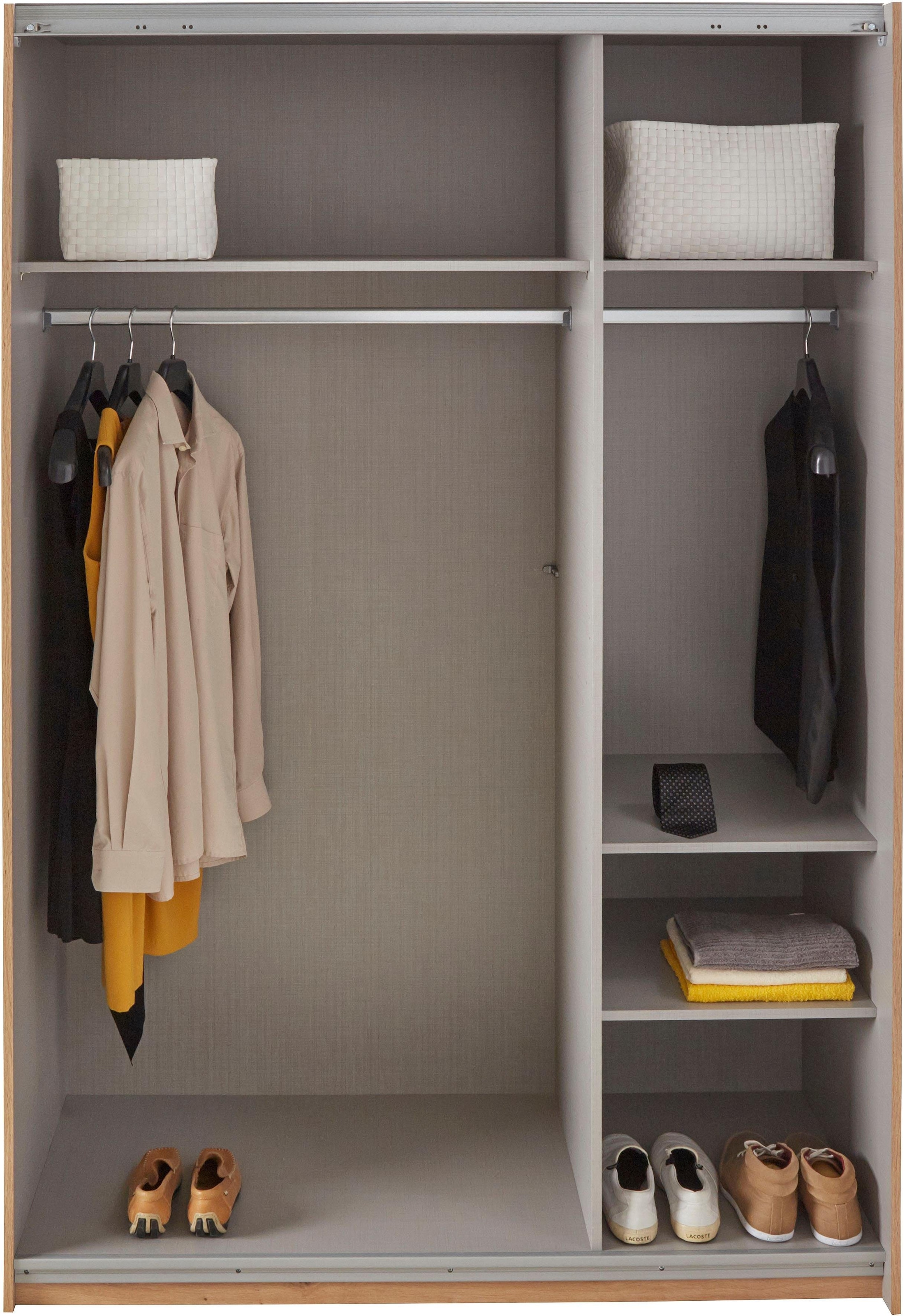 Wimex Schwebetürenschrank »Altona« mit Glaselementen und zusätzlichen Einlegeböden