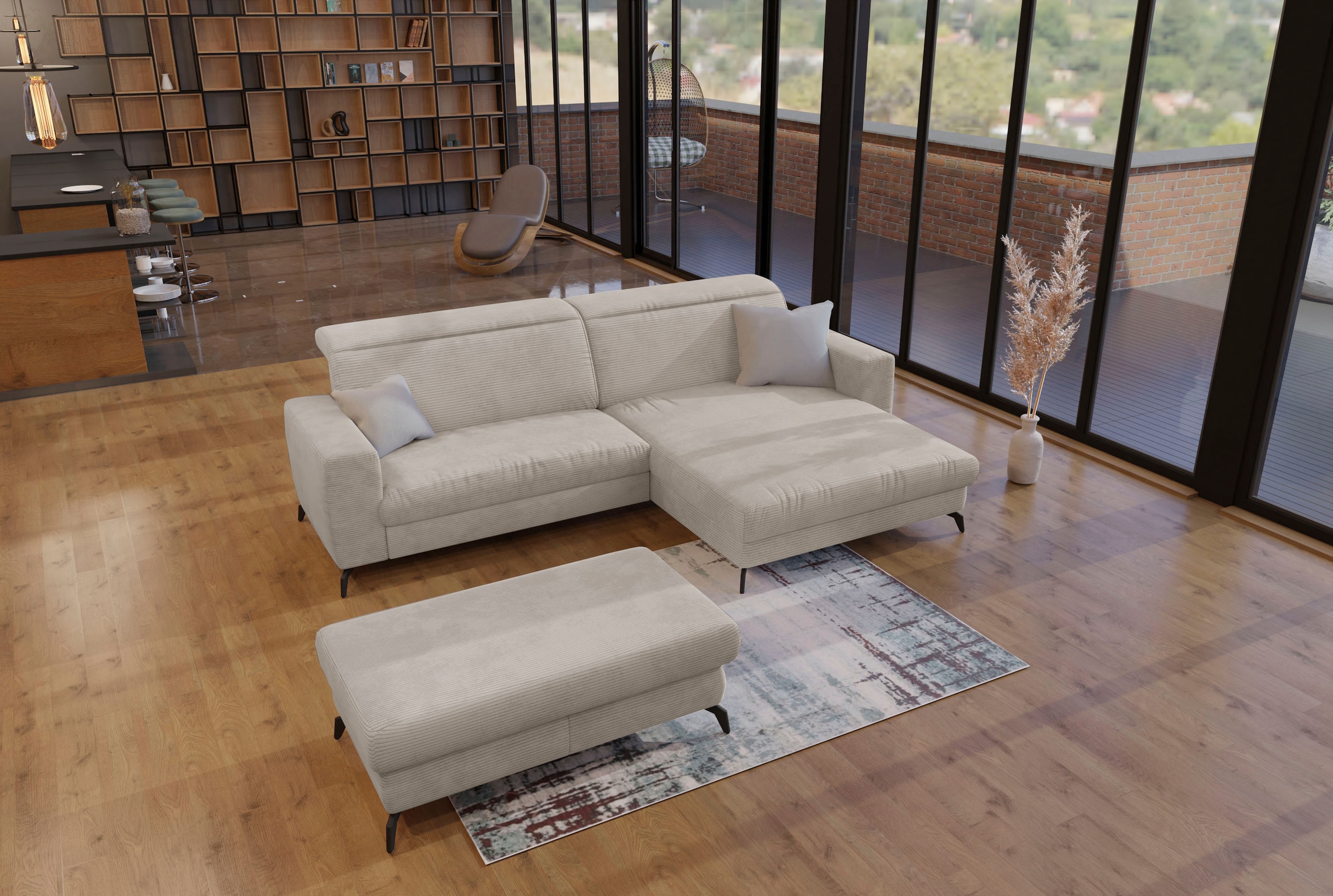 sit&more Canapé d'angle »Bolero L-Form«