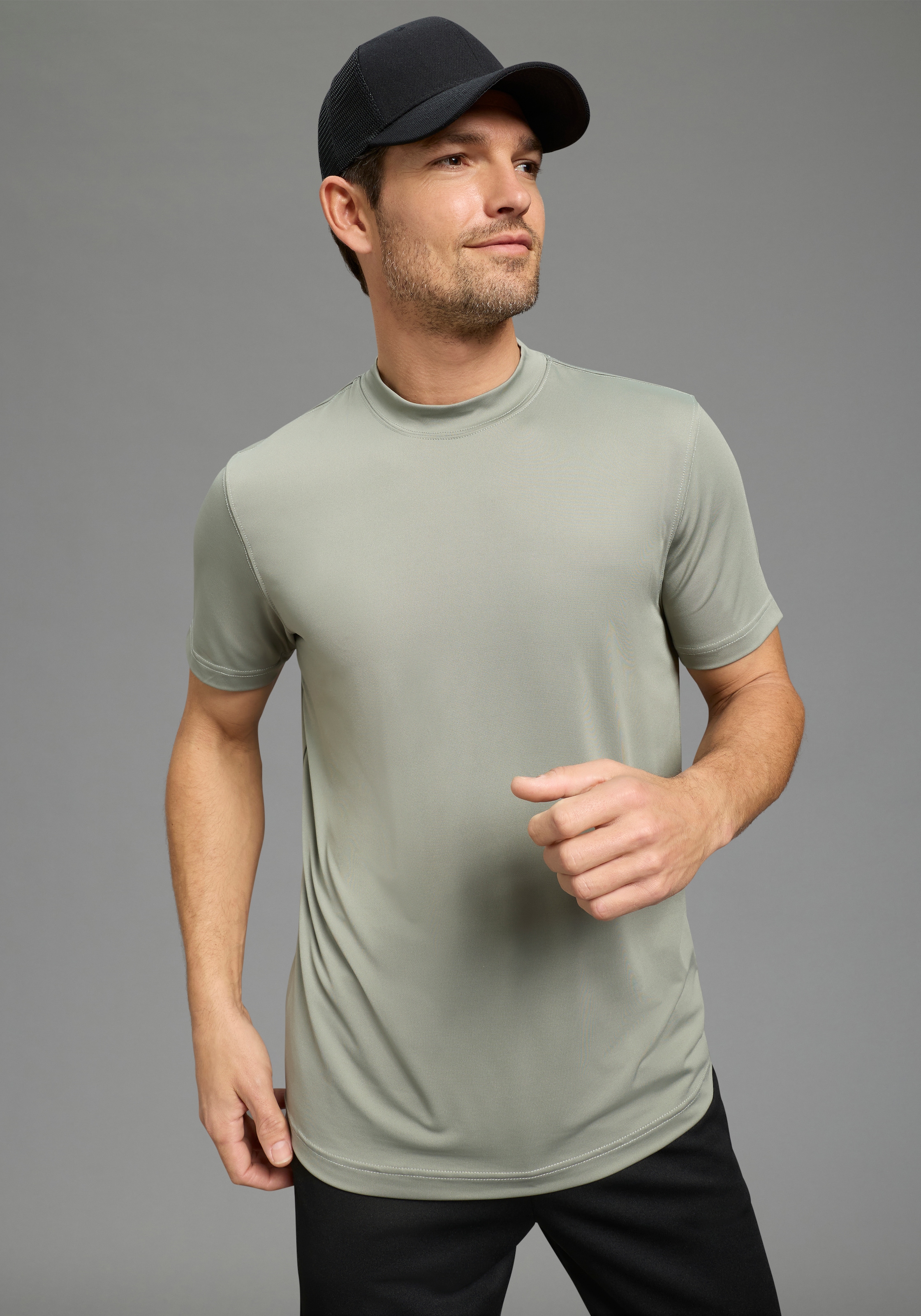 Ocean Sportswear T-shirt fonctionnel »atmungsaktiv , quick dry« schmal geschnitten, Kurzarm, schnell trocknend, unifarben