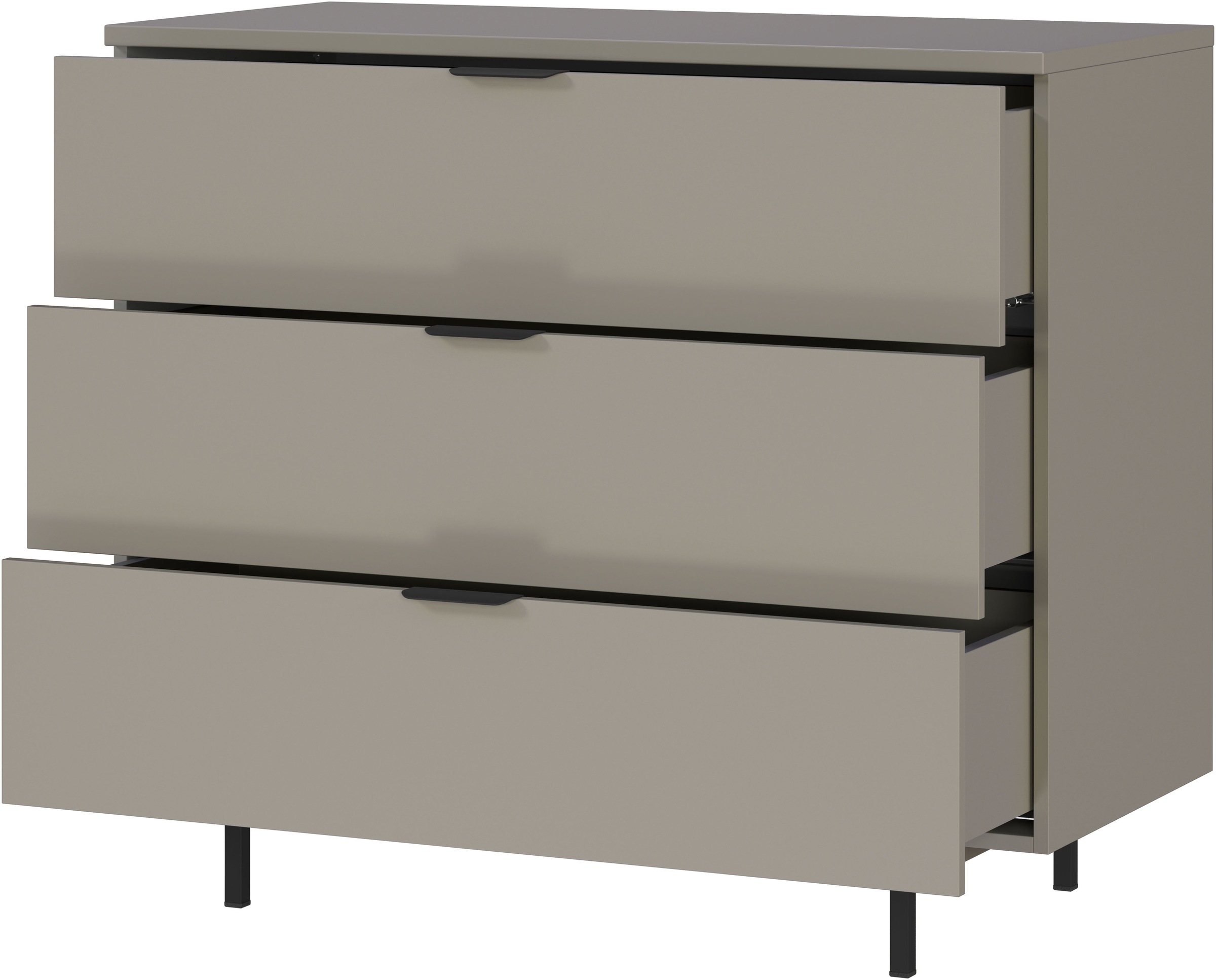 GERMANIA Babymöbel-Set »Tomino« Set, 4 Stk. tlg. modernes Design, mitwachsendes Komplett-Set mit grossem Schrank