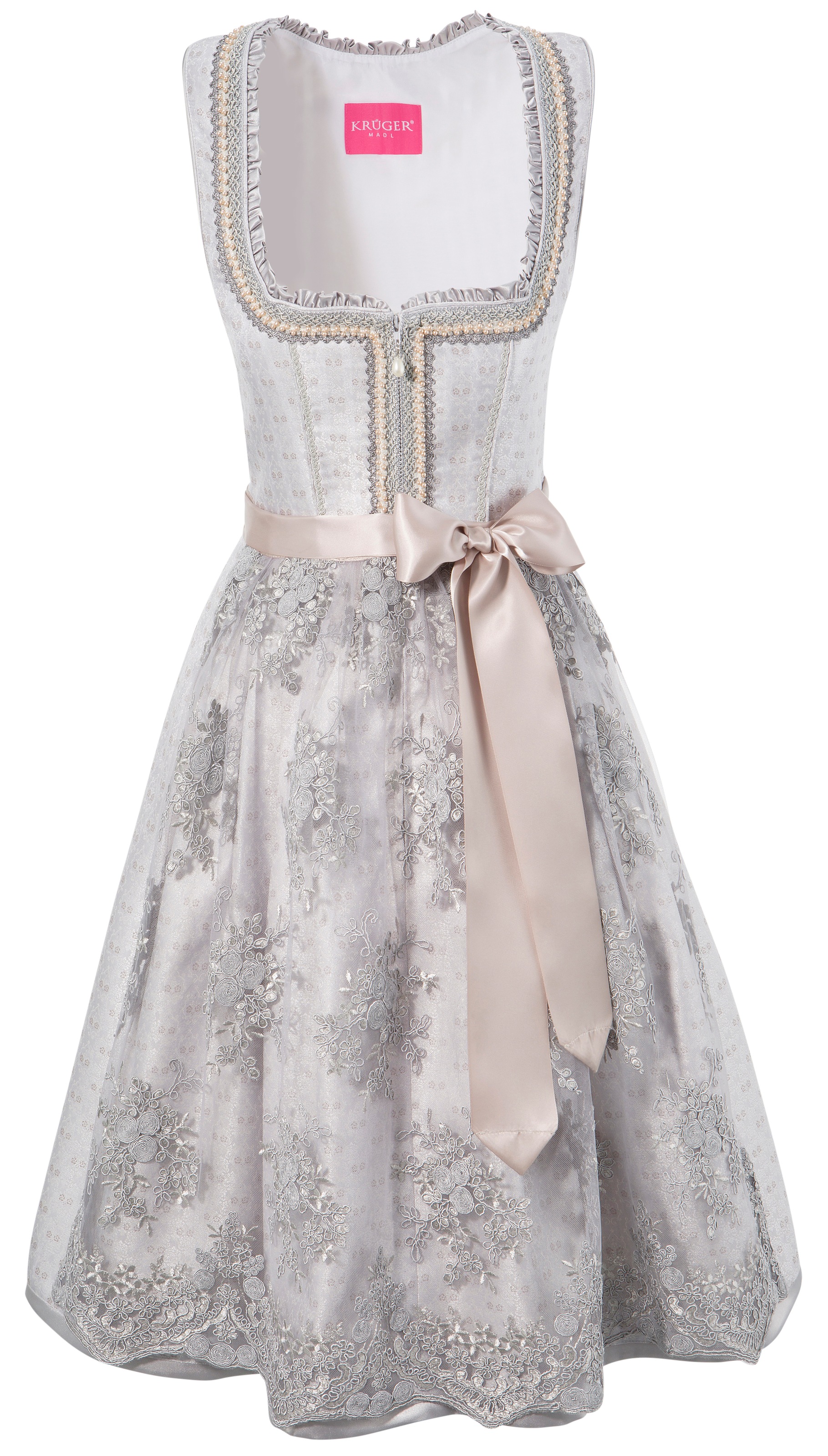 Dirndl midi mit Tüllschürze