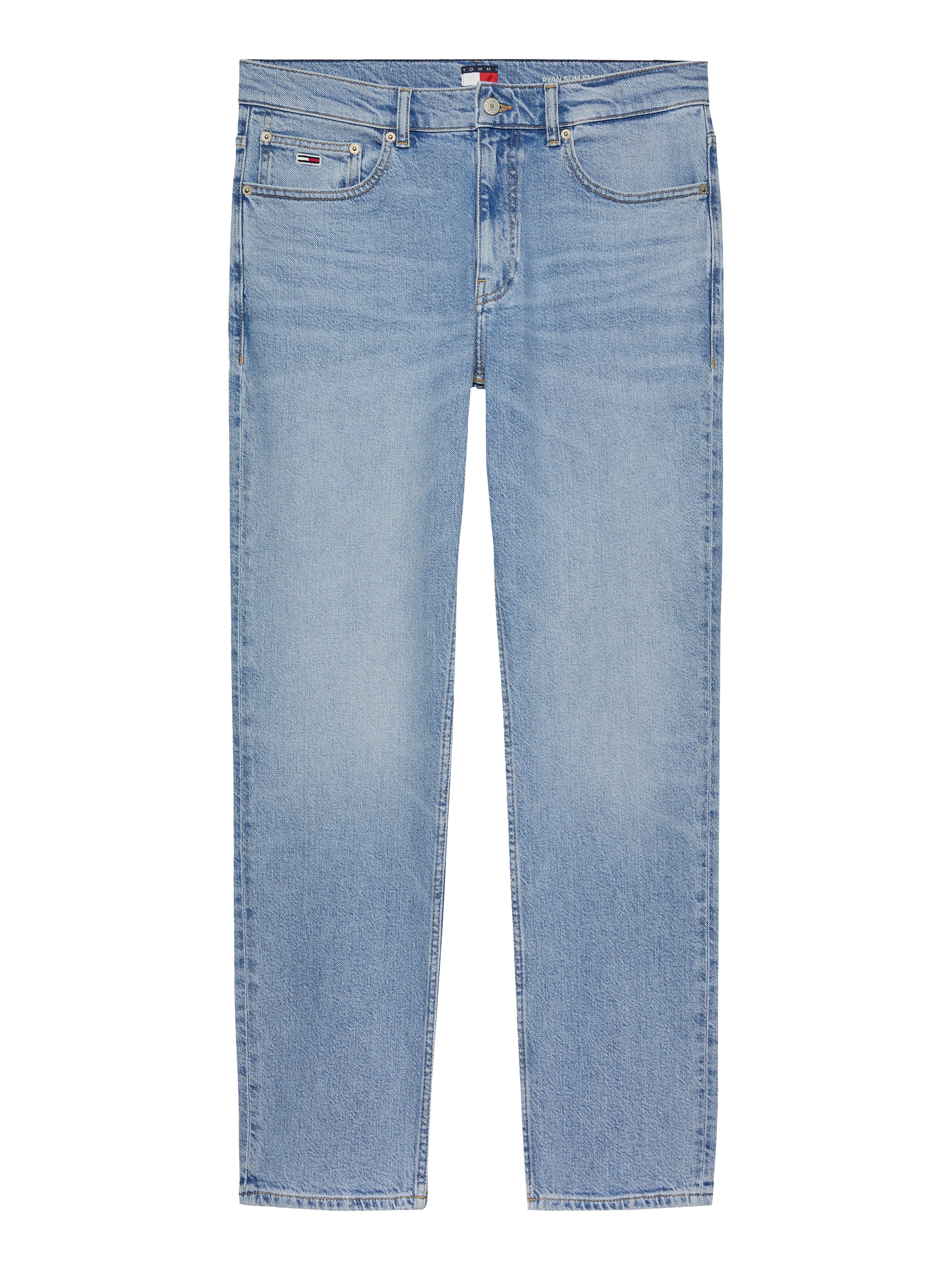 Tommy Jeans Slim-fit-Jeans »Ryan Regular Slim Straight«, Slim‑Straight‑Jeans aus hochwertigem Denim regulärer Leibhöhe