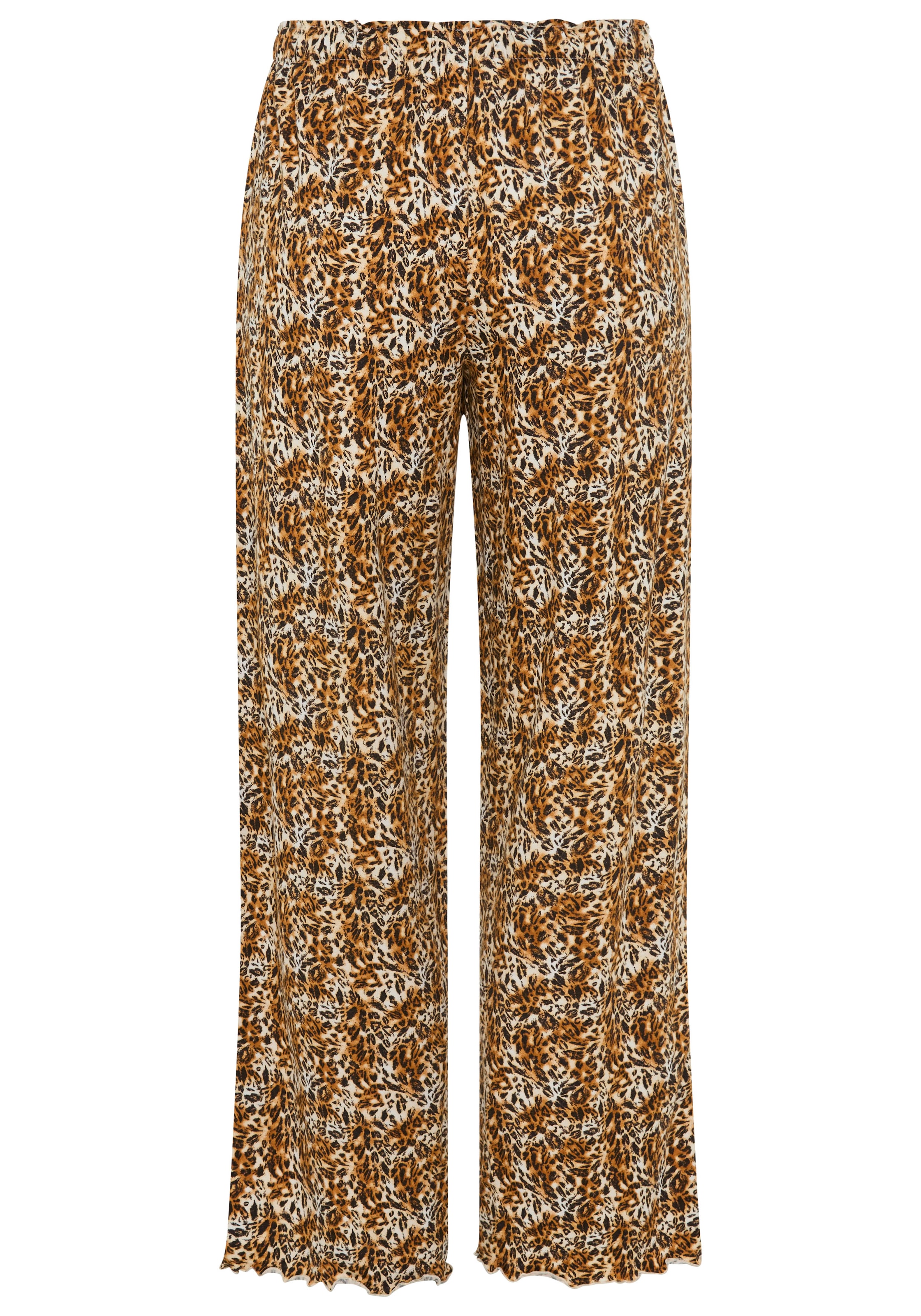 HUGO Underwear Pyjamahose  elastischer Bund, gerader Schnitt, gewellte Kanten