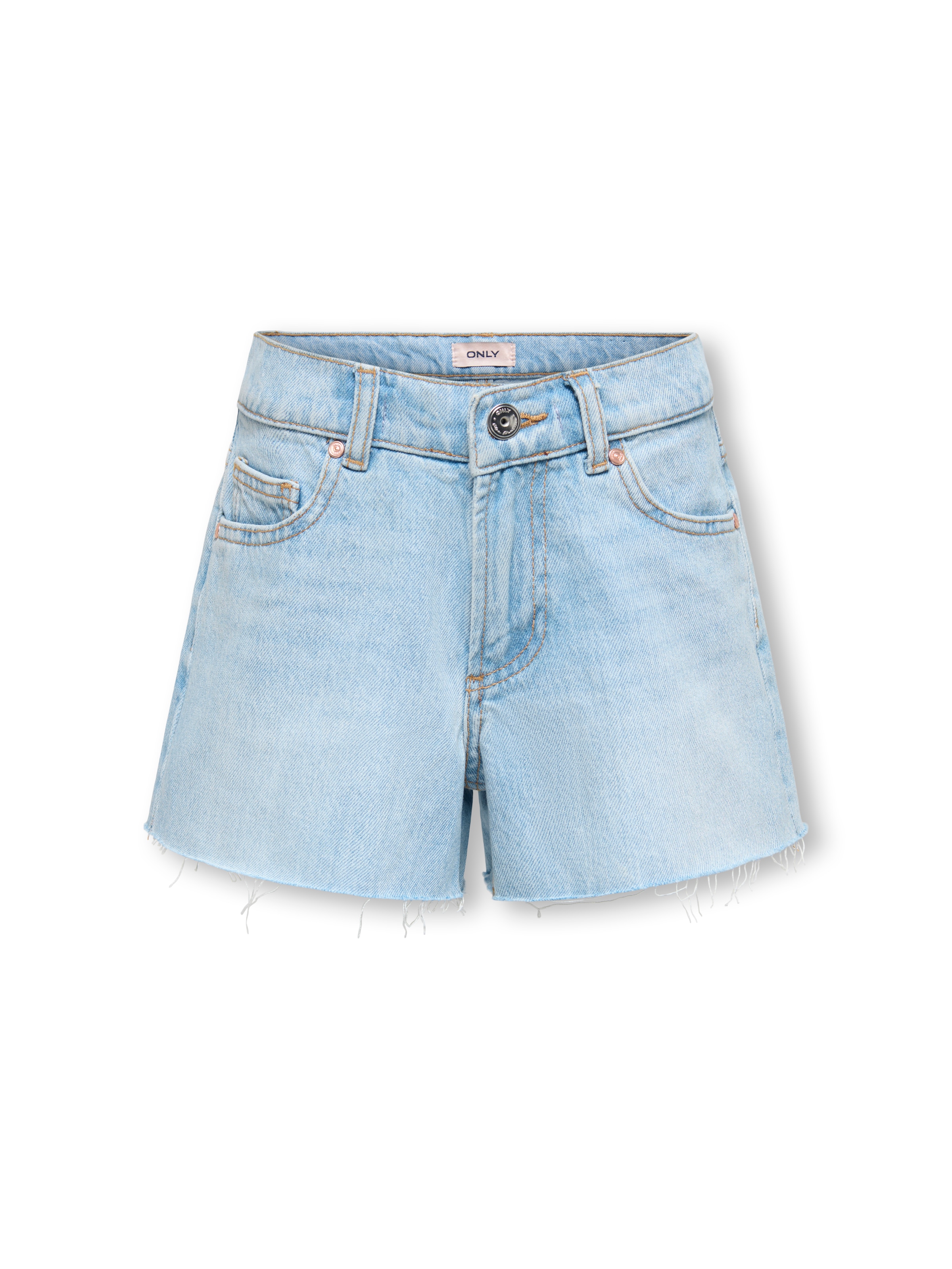 KIDS ONLY Short en jean »KOGROBYN HW RW SHORTS AZG84 DNM NOOS« avec bord ouvert à la jambe