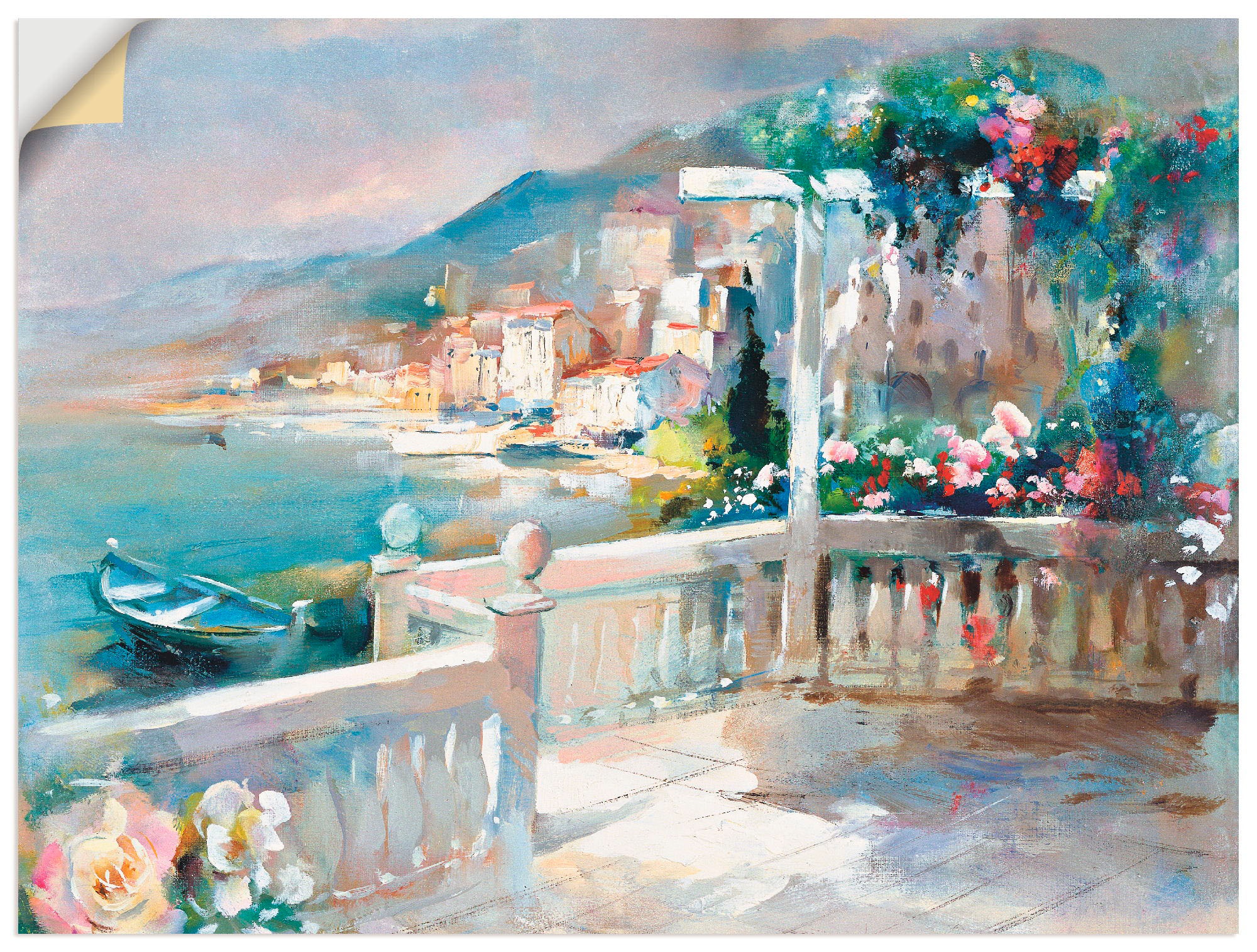 Image of Artland Wandbild »Wunderschöne Umgebung«, Küste, (1 St.), in vielen Grössen & Produktarten -Leinwandbild, Poster, Wandaufkleber / Wandtattoo auch für Badezimmer geeignet bei Ackermann Versand Schweiz