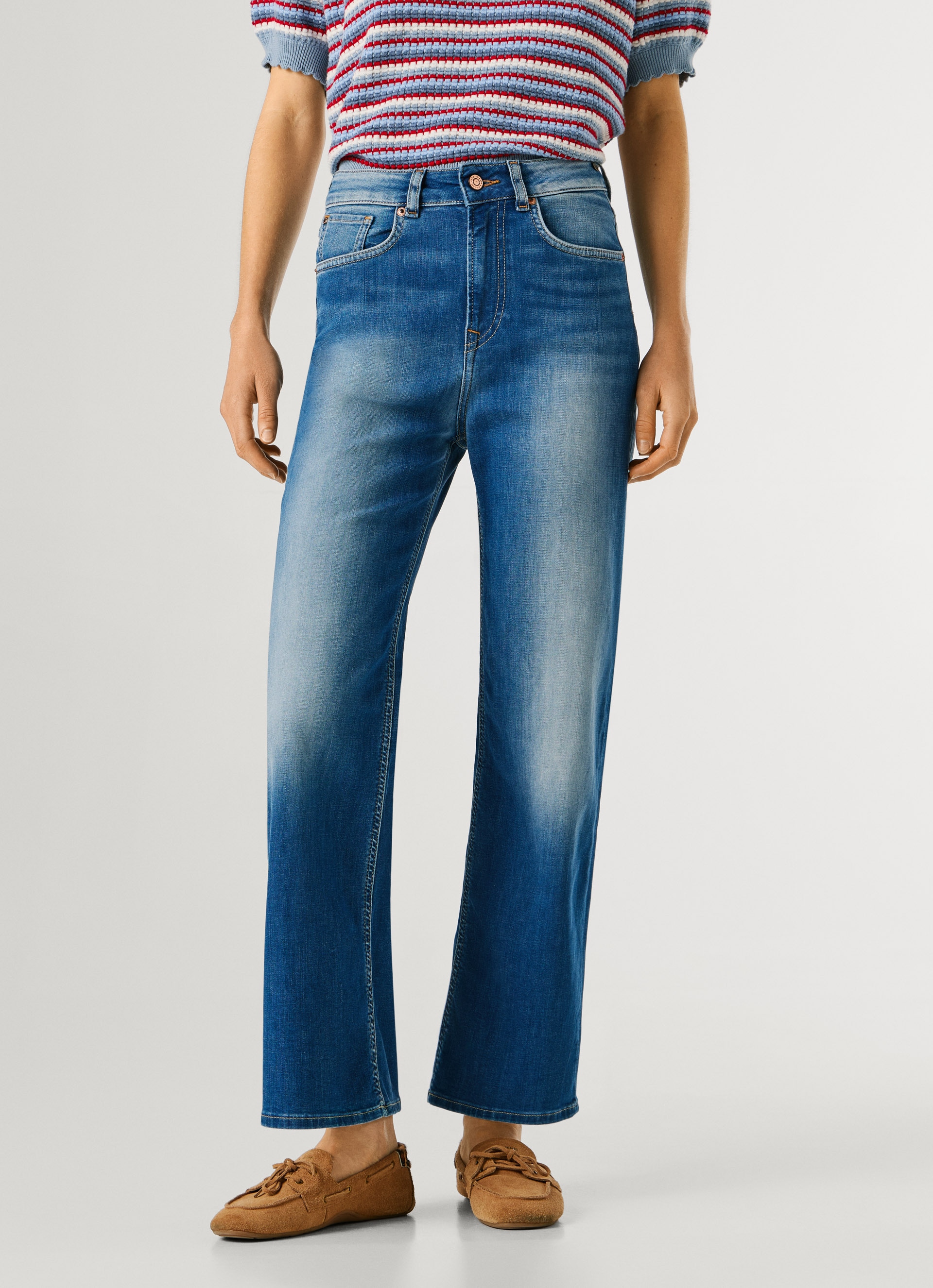 Pepe Jeans Jeans droit »UHW – Ultra High Waist« mit hohem Bund