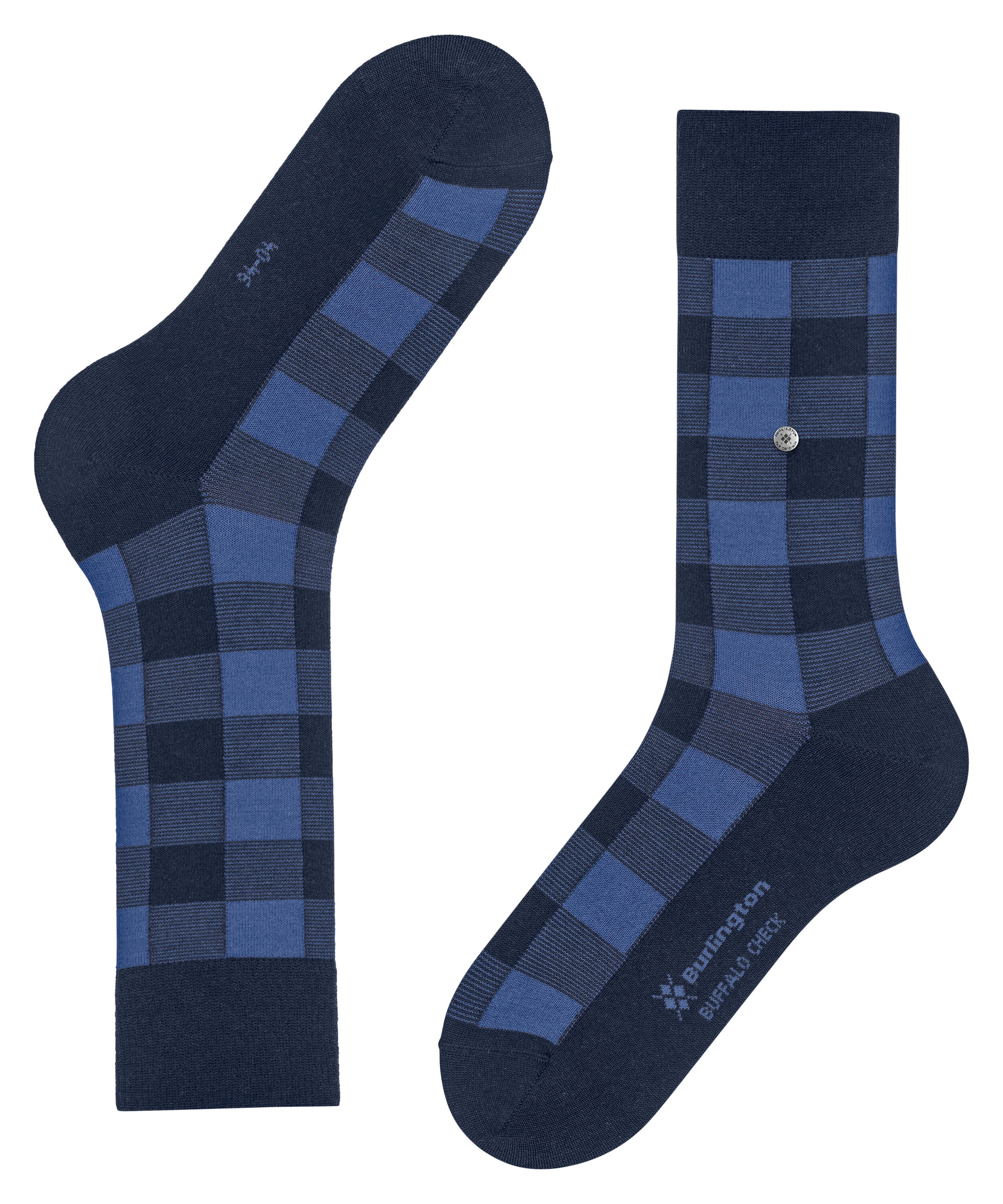 Burlington Chaussettes »Buffalo Check« taille unique 40-46, mélange laine chaud, carreaux bûcheron