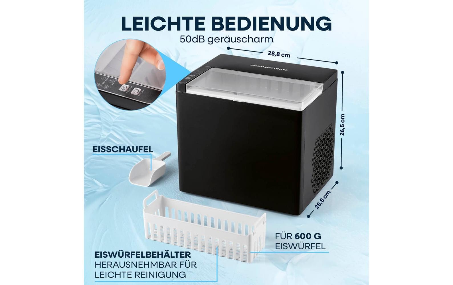 GOURMETmaxx Eiswürfelmaschine »12 kg/24h«