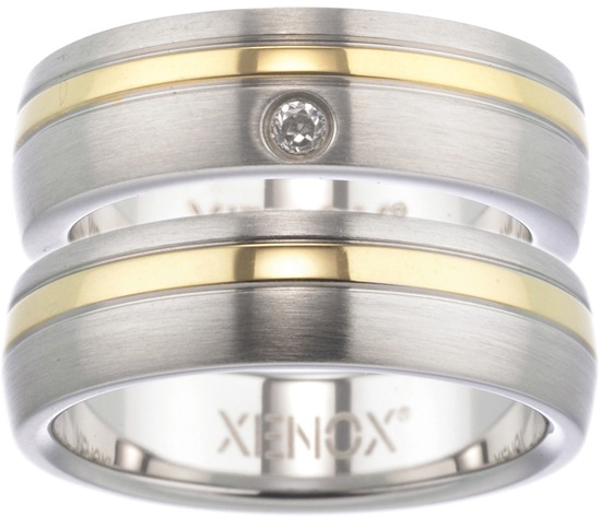 Image of XENOX Partnerring »Xenox & Friends, X1681, X1682«, wahlweise mit oder ohne Zirkonia bei Ackermann Versand Schweiz