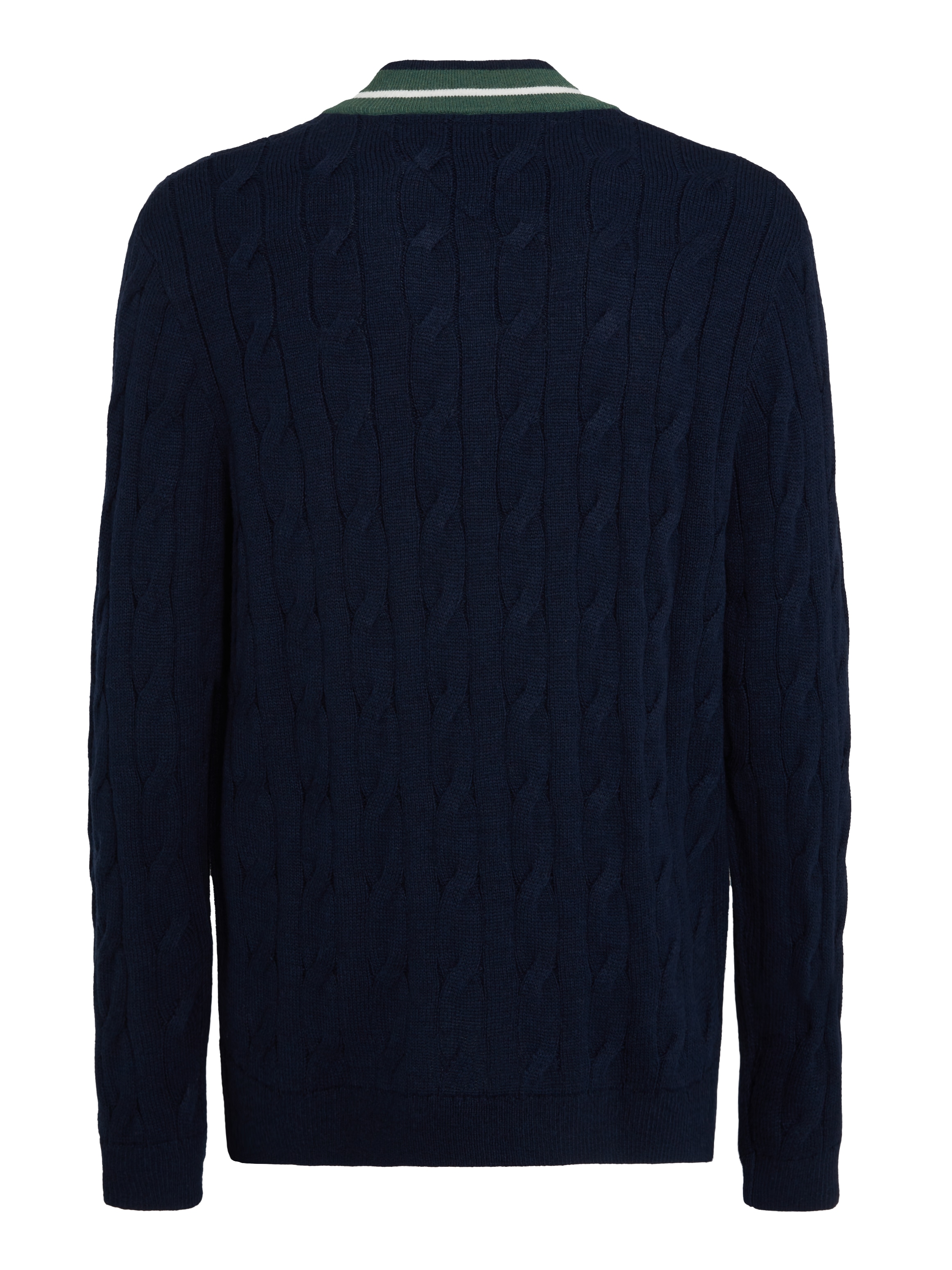 Tommy Jeans Strickpullover »TJM REG V-NECK CABLE SWEATER«, mit zartem Zopfmuster