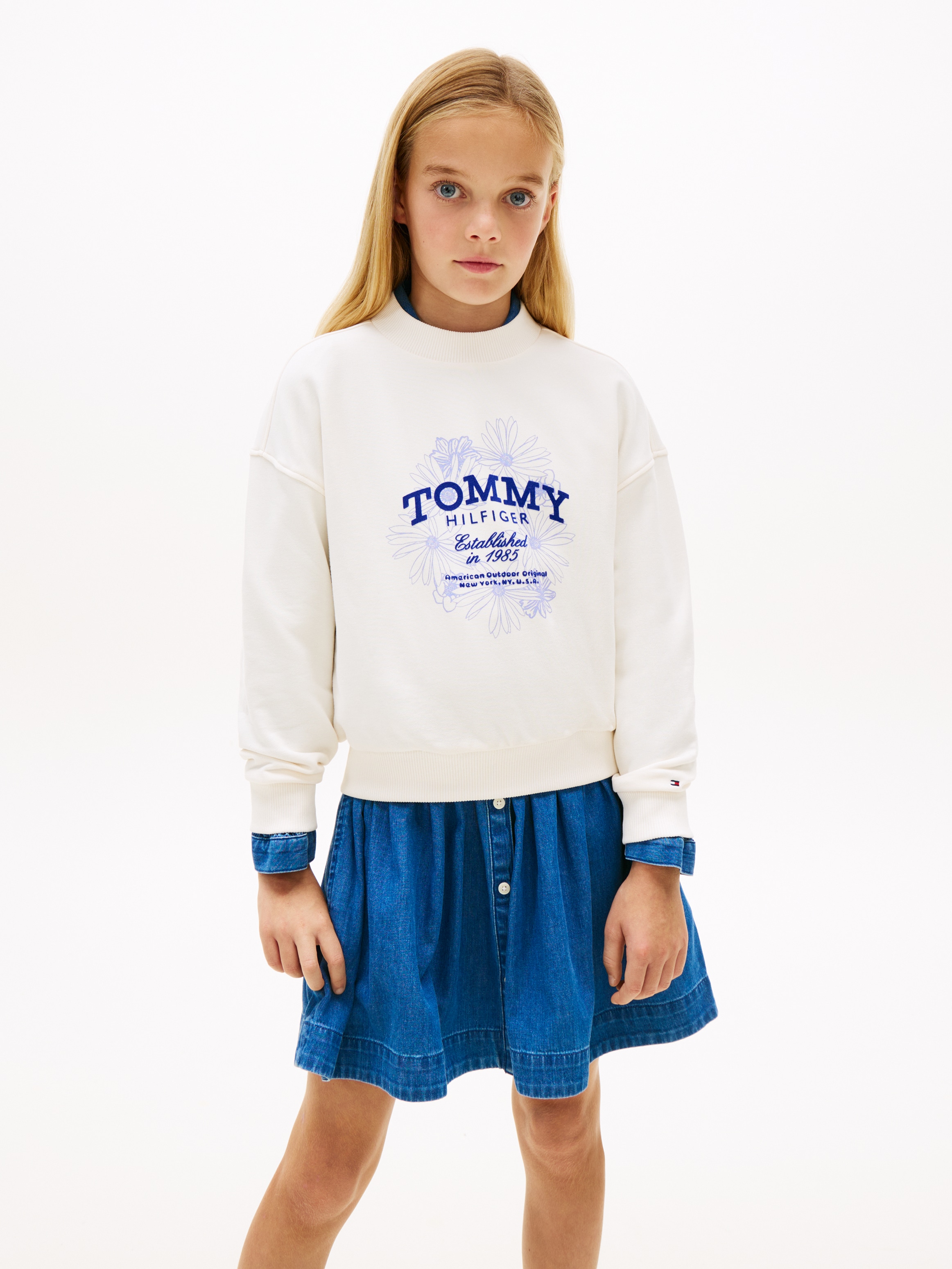 Image of Tommy Hilfiger Sweatshirt, Regular fit, Kinder bis 16 Jahre