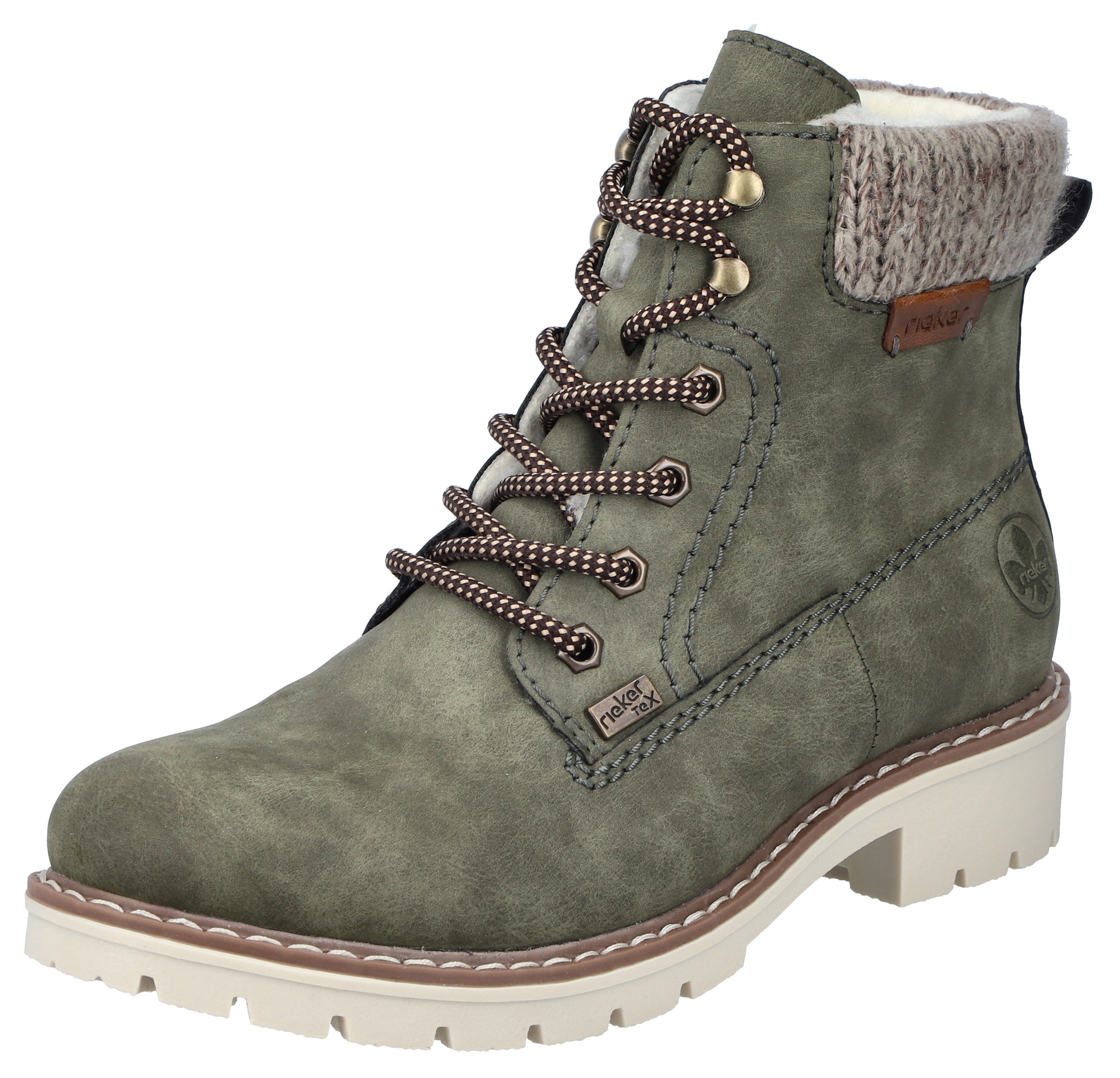 Image of Rieker Winterstiefelette Schnürboots, Schnürstiefelette, TEX-Membran und Profilsohle