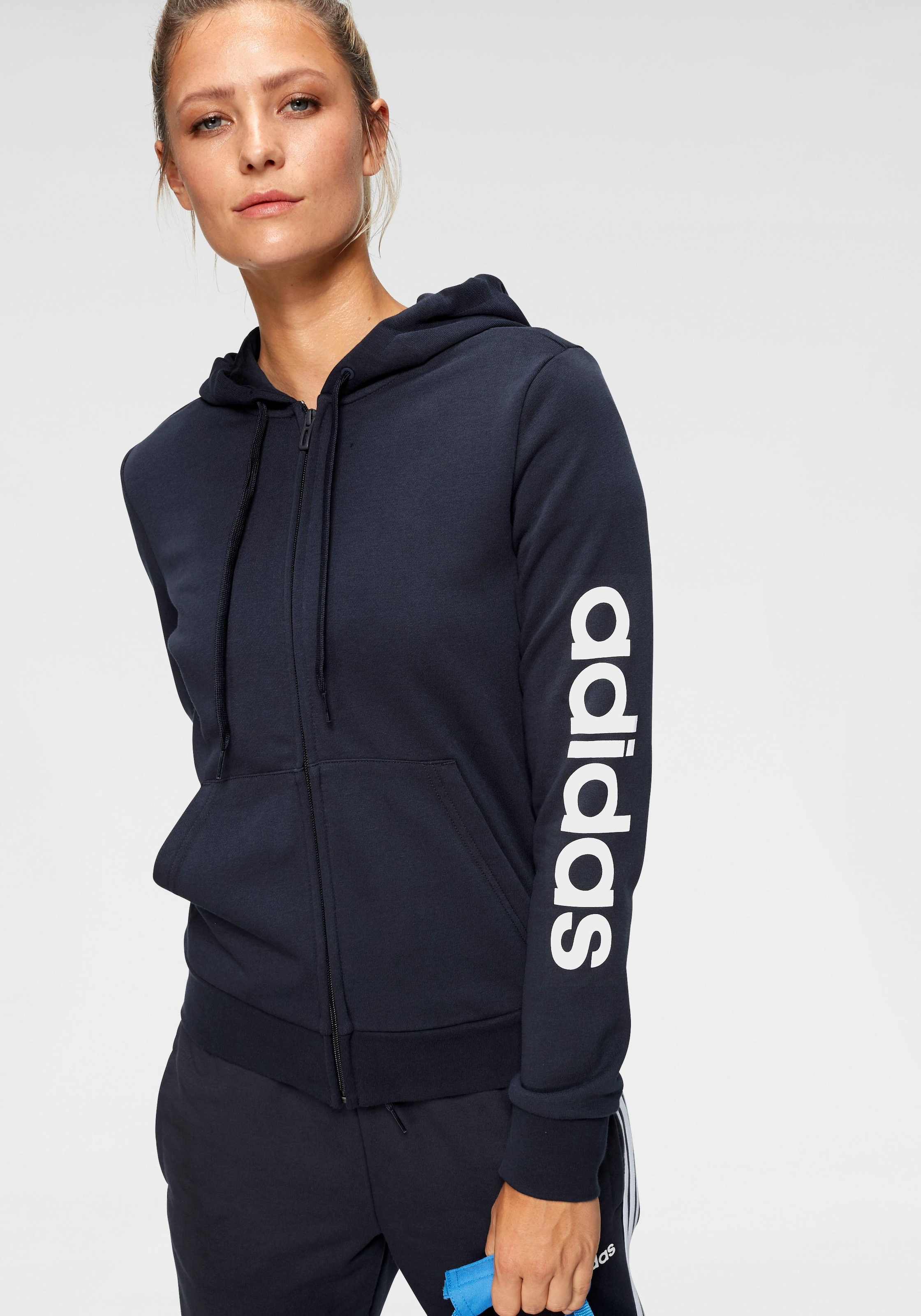 Sweatjacke »ESSENTIALS LINEAR KAPUZENJACKE«