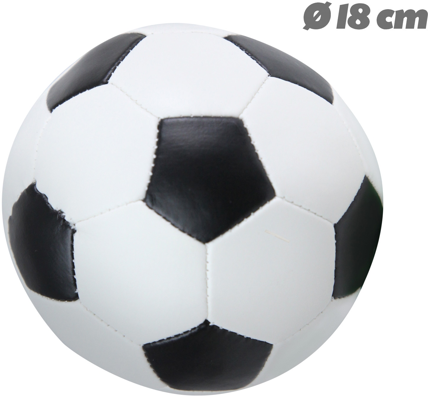 Lena® Softball »Soft-Fussball 18 cm, schwarz/weiss«, Made in Europe