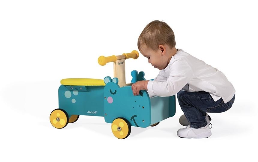 Janod Lauflernwagen »Janod Lauflernwagen Nilpferd«