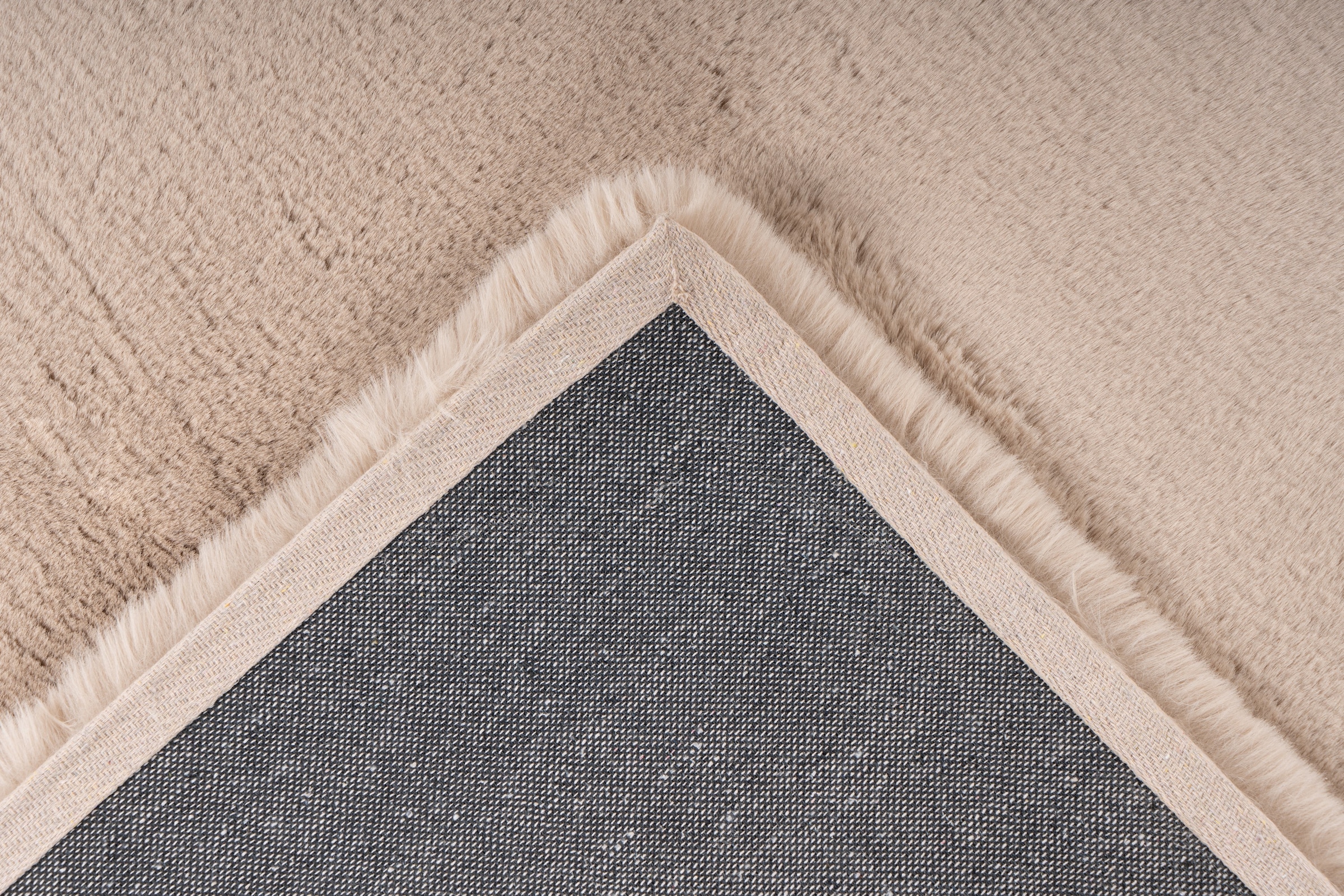 Kayoom Tapis »Subb 925« Rectangulaire 48 mm Höhe Hochflor, Kanninchen Fell Haptik, alle Räume, leichter Glanz