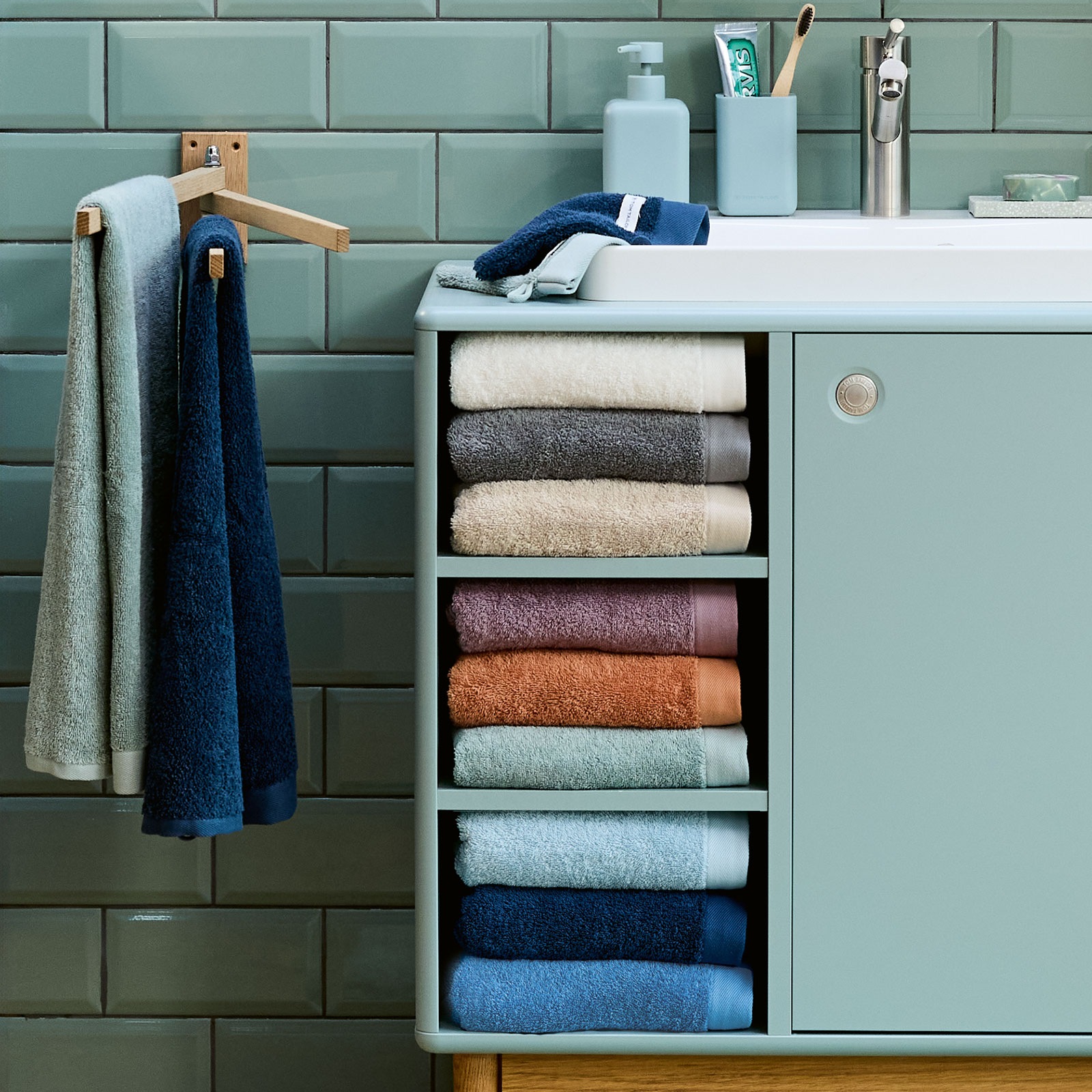 TOM TAILOR HOME "COLOR BATH" 100% Baumwolle, 80x200 cm, uni, große Farbauswahl